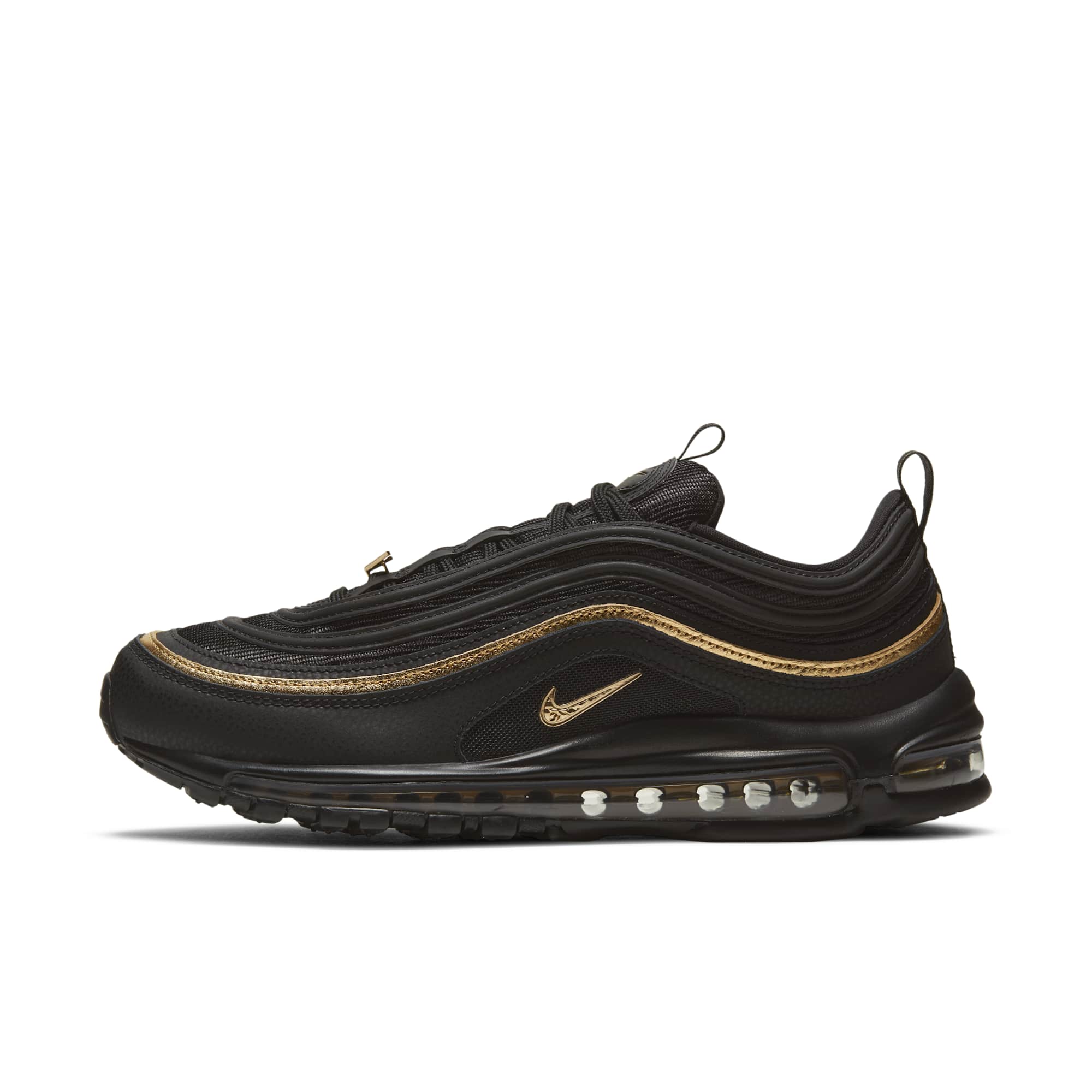 [DC2190-001] MENS NIKE AIR MAX 97 'CM BLACK METALLIC GOLD'