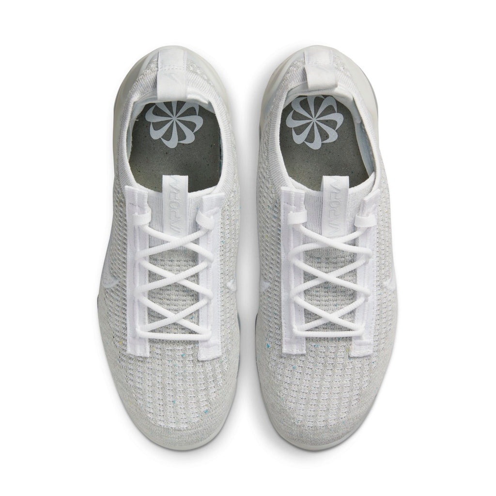 [DC4112-100] Womens Nike AIR VAPORMAX 2021 FK 'WHITE PURE PLATINUM'