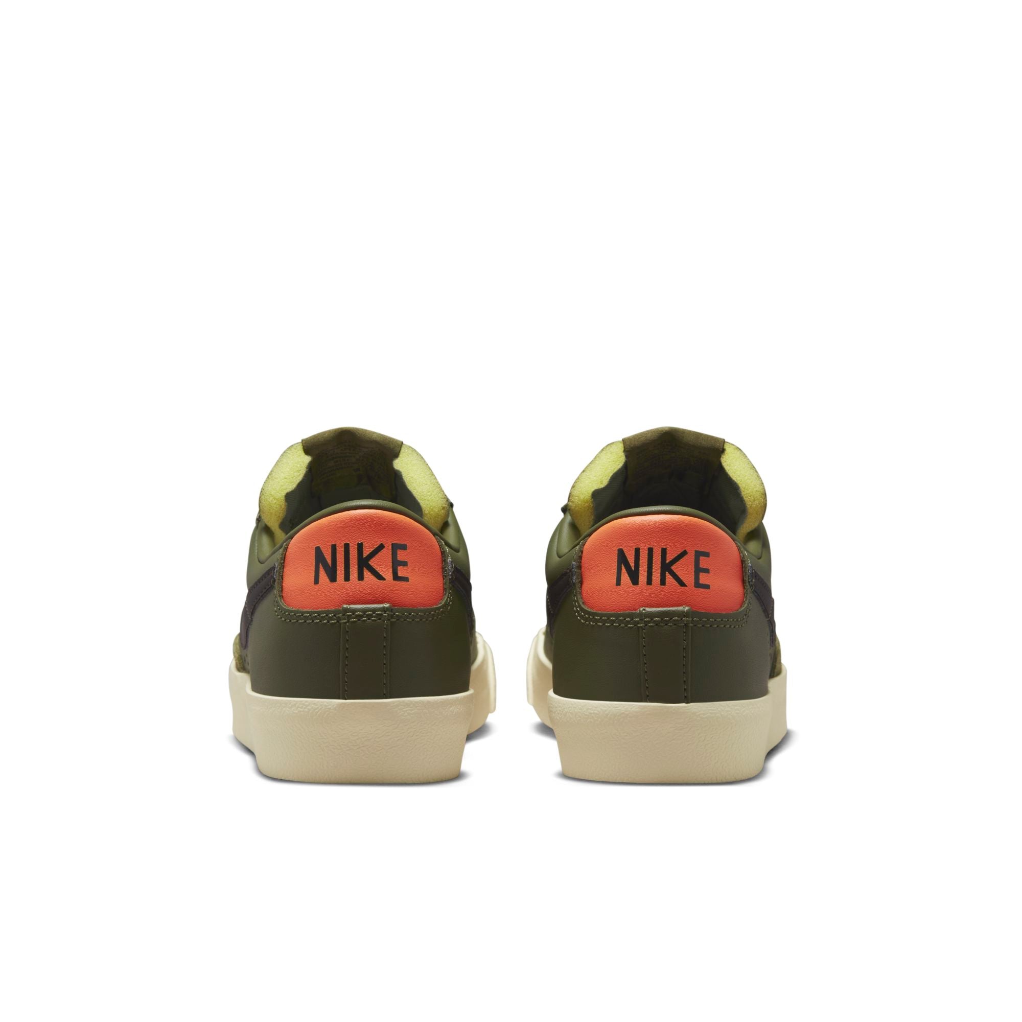 [DC4769-201] Womens Nike BLAZER LOW 77 'MEDIUM OLIVE ORANGE TRANS'