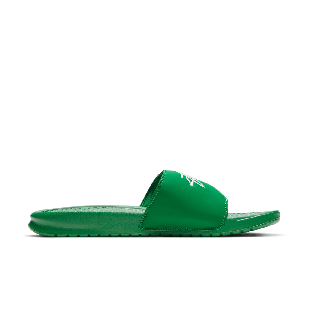 [DC5239-300] MENS NIKE BENASSI SLIDE 'STUSSY PINE GREEN SAIL'