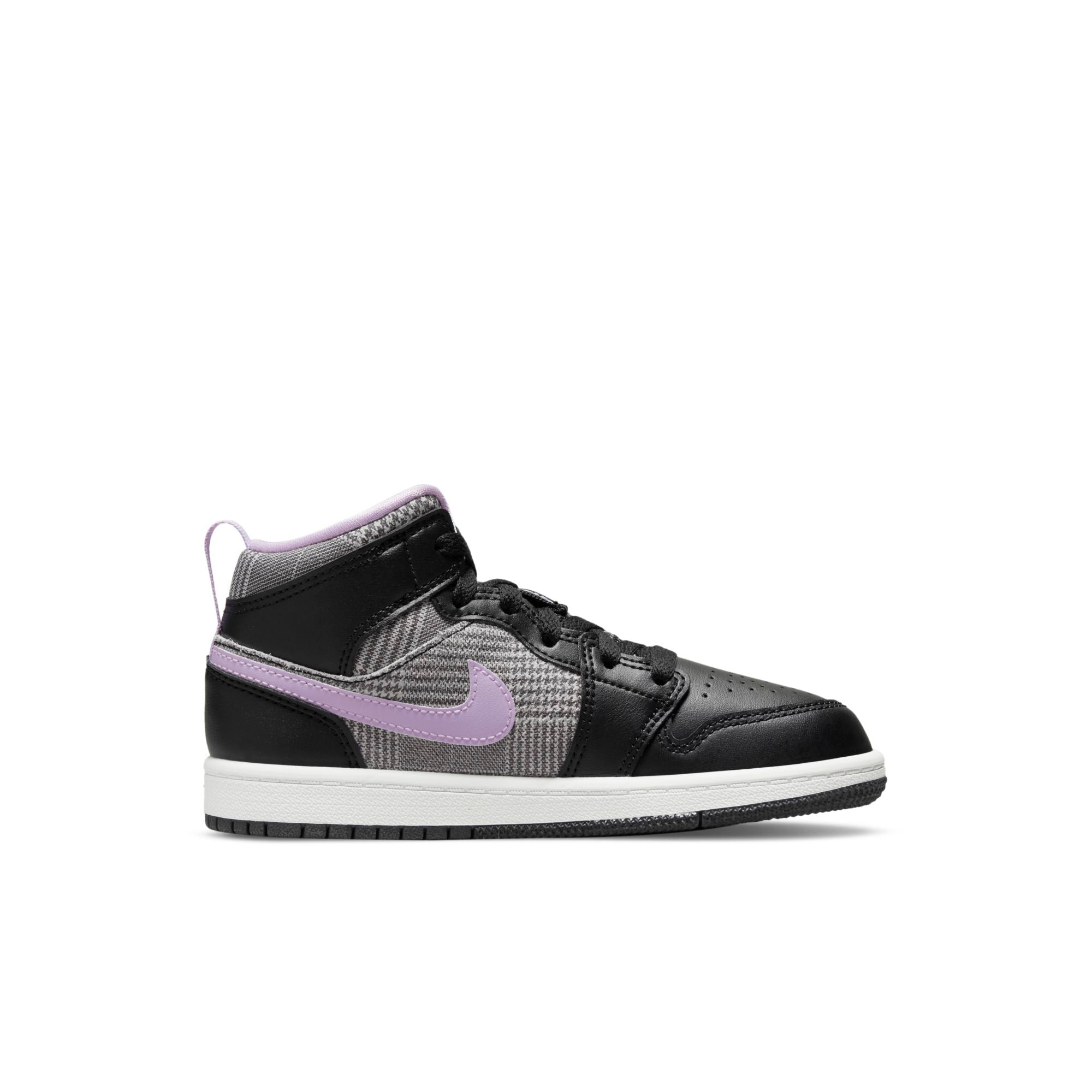 [DC7227-015] Preschool Air Jordan Retro 1 MID 'Houndstooth' (PS)
