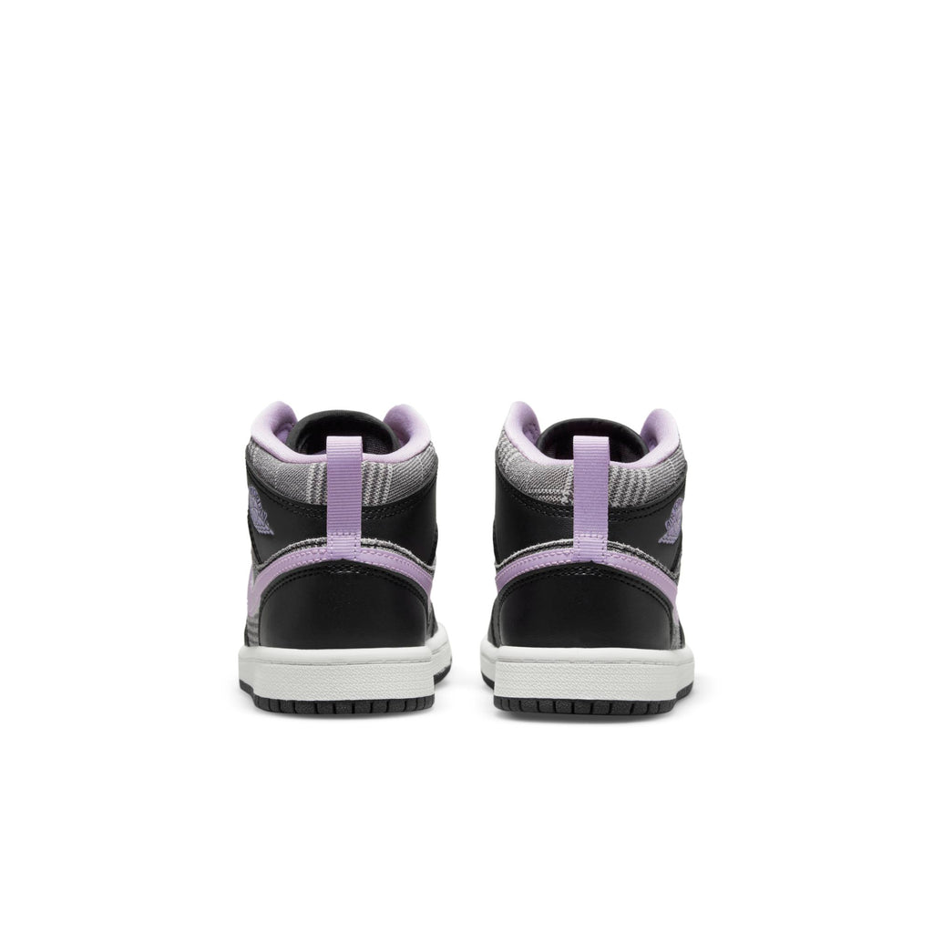 [DC7227-015] Preschool Air Jordan Retro 1 MID 'Houndstooth' (PS)