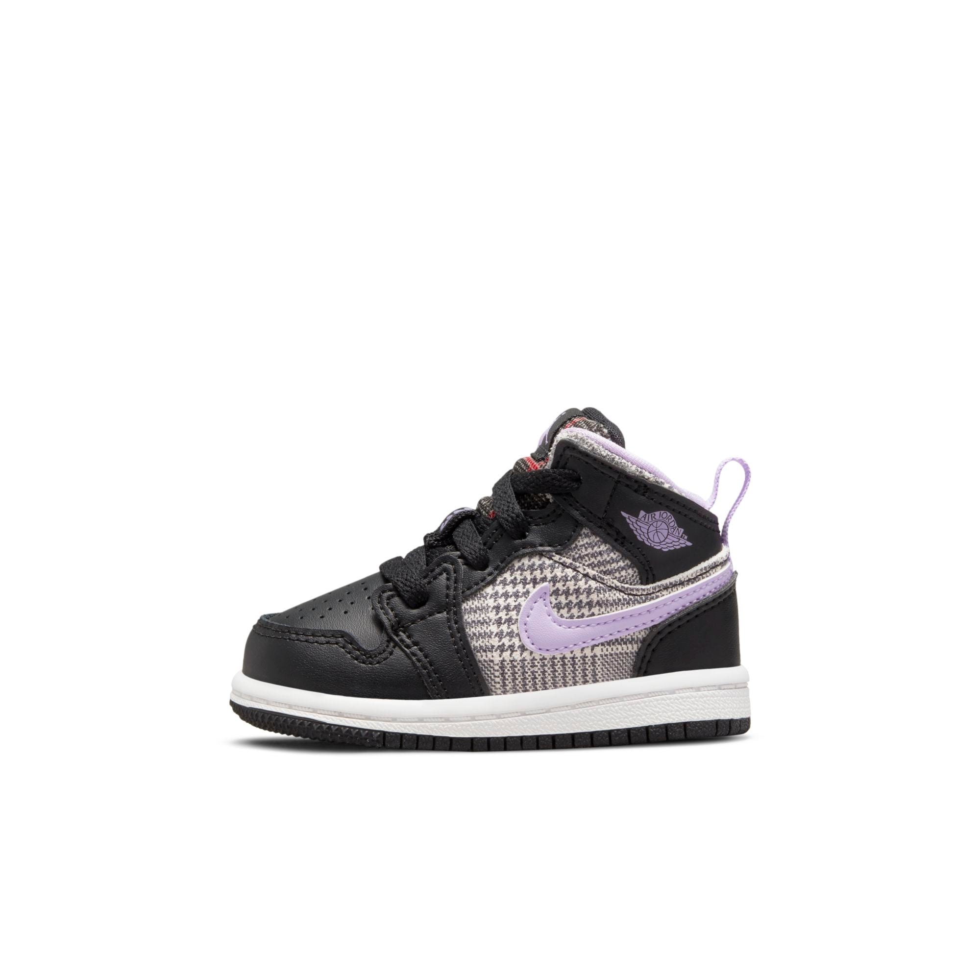 [DC7228-015] Toddlers Air Jordan Retro 1 MID 'Houndstooth' (TD)