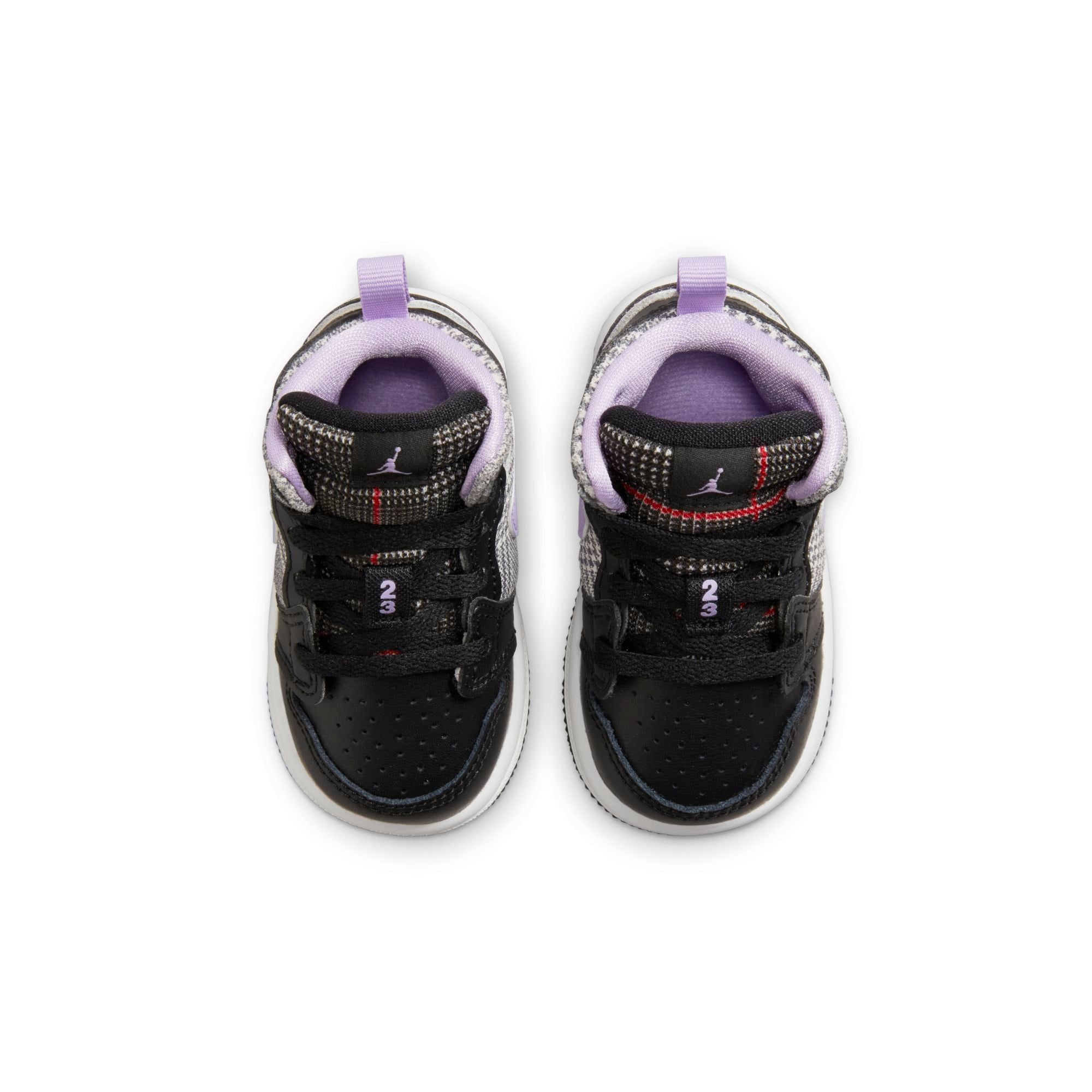 [DC7228-015] Toddlers Air Jordan Retro 1 MID 'Houndstooth' (TD)