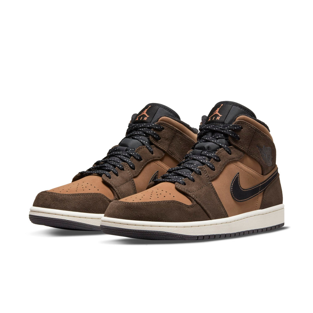 [DC7294-200] Mens Air Jordan Retro 1 Mid SE 'Dark Chocolate'