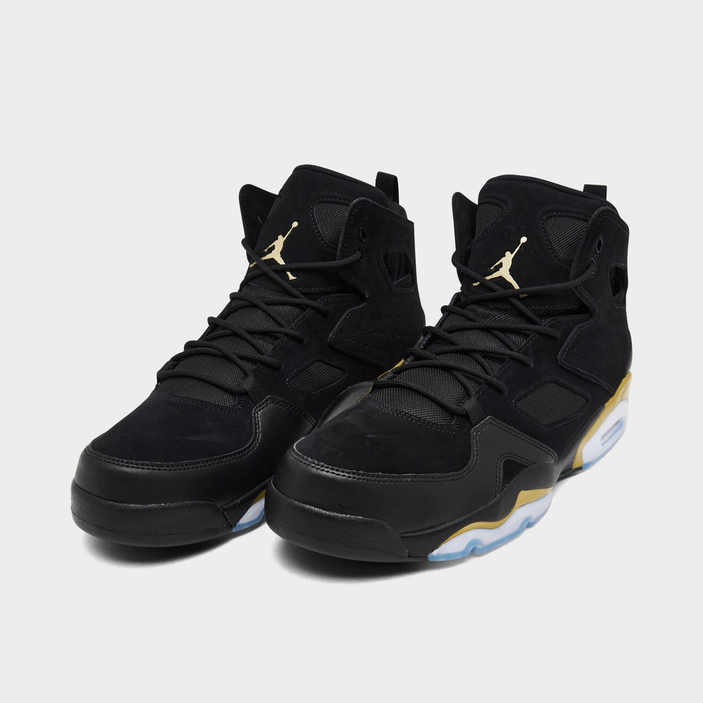 [DC7329-007] MENS AIR JORDAN FLIGHT CLUB 91 'BLACK METALLIC GOLD (2021)'