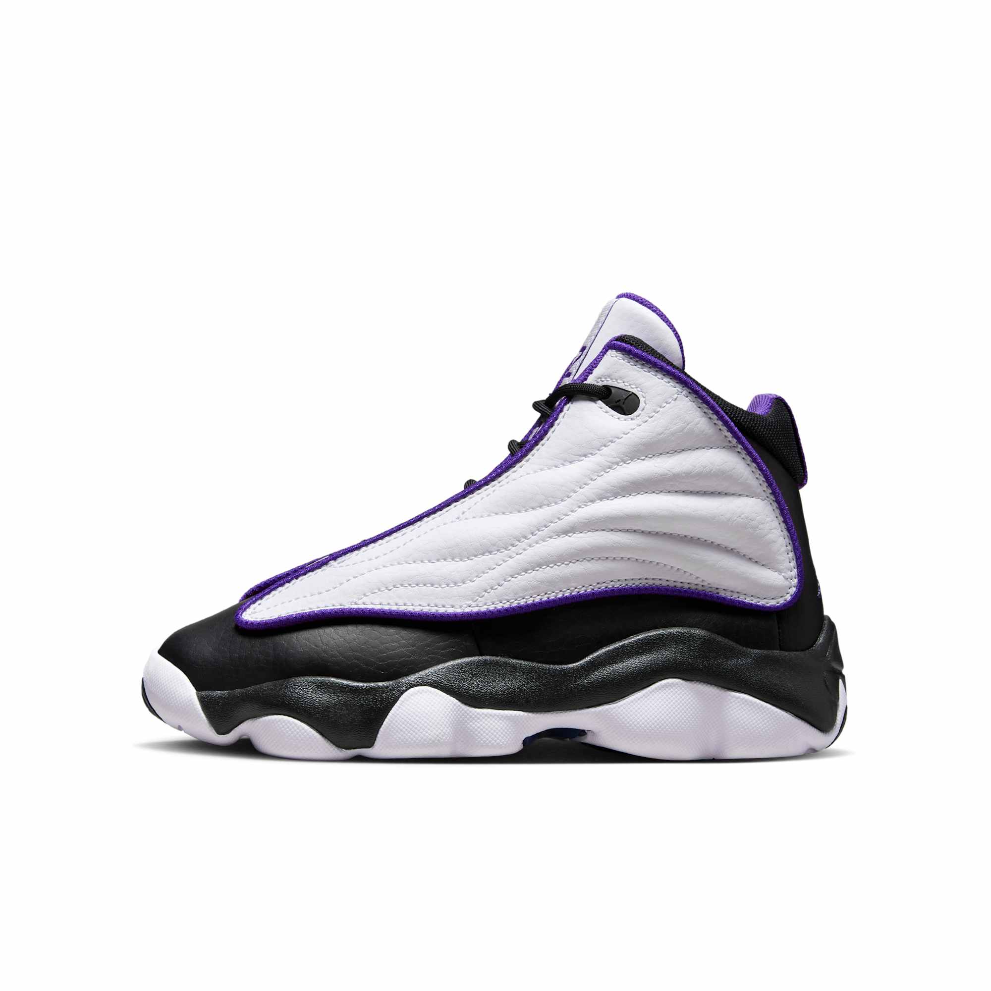 [DC7911-150] GRADE SCHOOL AIR JORDAN PRO STRONG 'WHITE BLACK ELECTRO PURPLE (GS)'