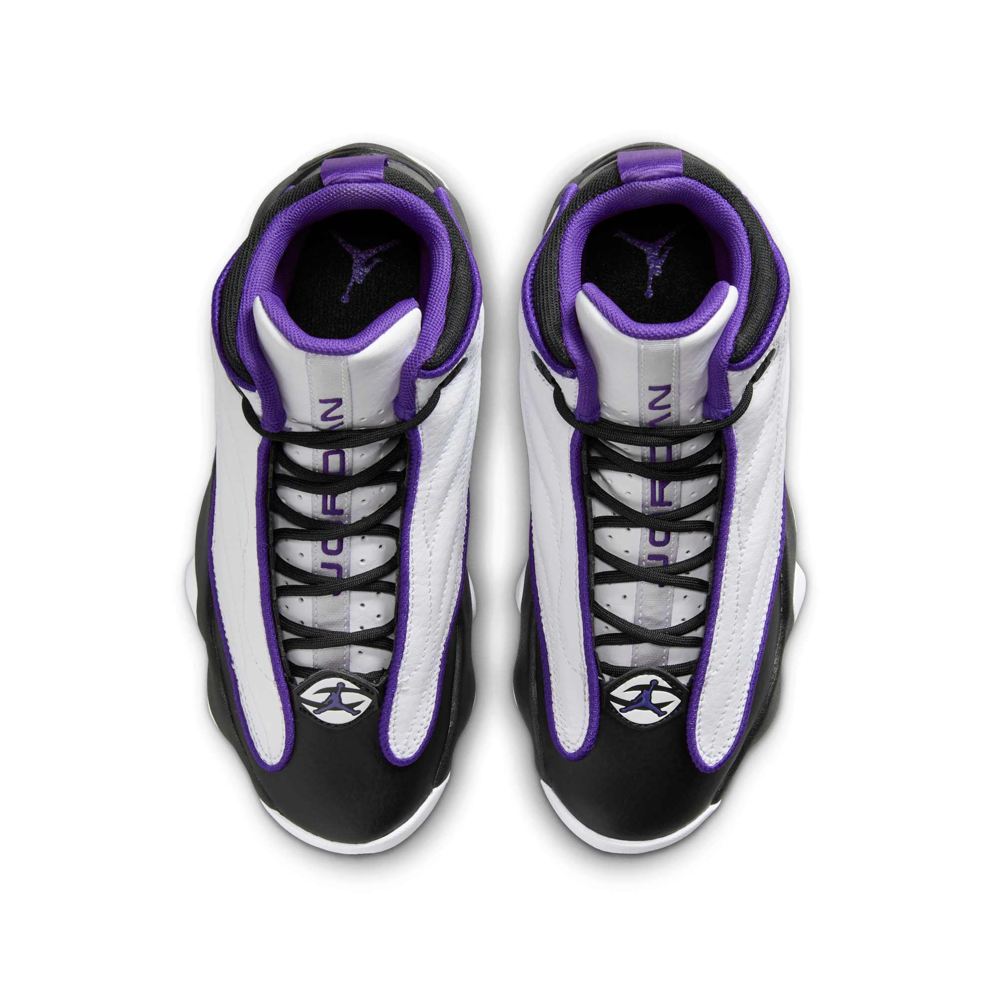 [DC7911-150] GRADE SCHOOL AIR JORDAN PRO STRONG 'WHITE BLACK ELECTRO PURPLE (GS)'