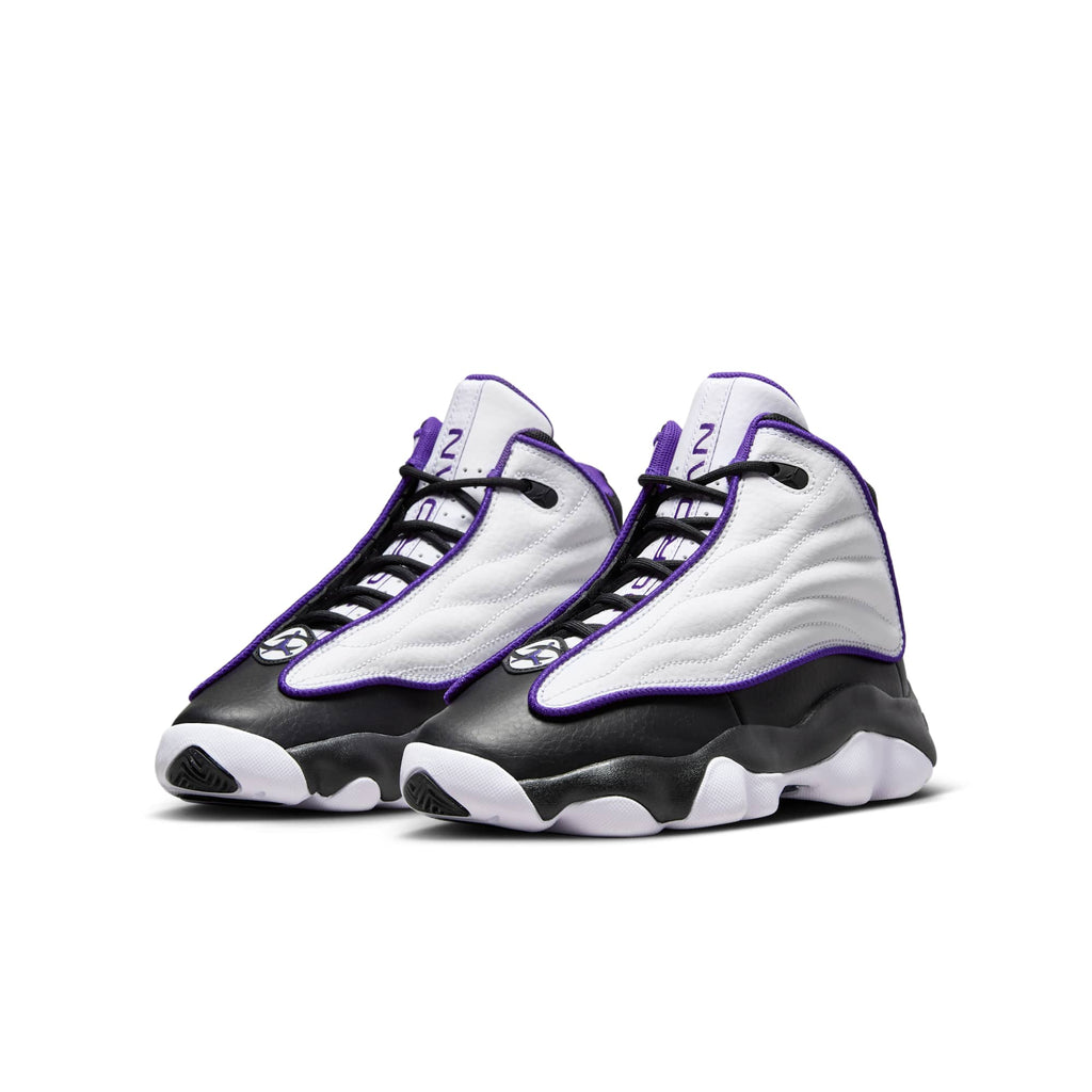 [DC7911-150] GRADE SCHOOL AIR JORDAN PRO STRONG 'WHITE BLACK ELECTRO PURPLE (GS)'