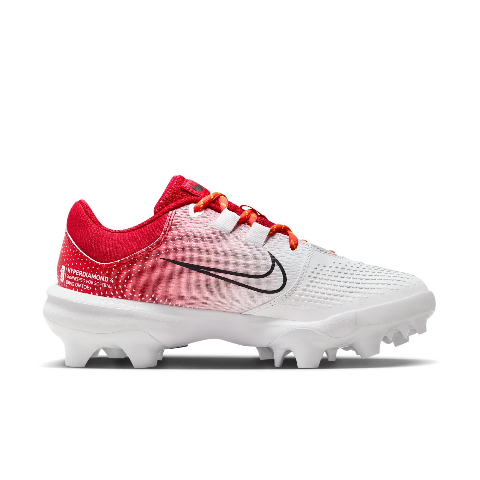 [DC8990-600] WOMENS NIKE HYPERDIAMOND 4 PRO MCS 'UNIVERSITY RED WHITE'