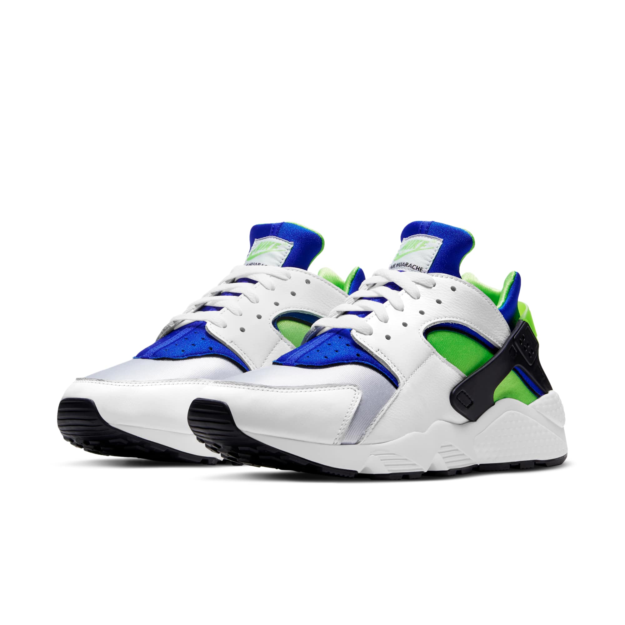[DD1068-100] MENS NIKE AIR HUARACHE 'SCREAM GREEN (2021)'