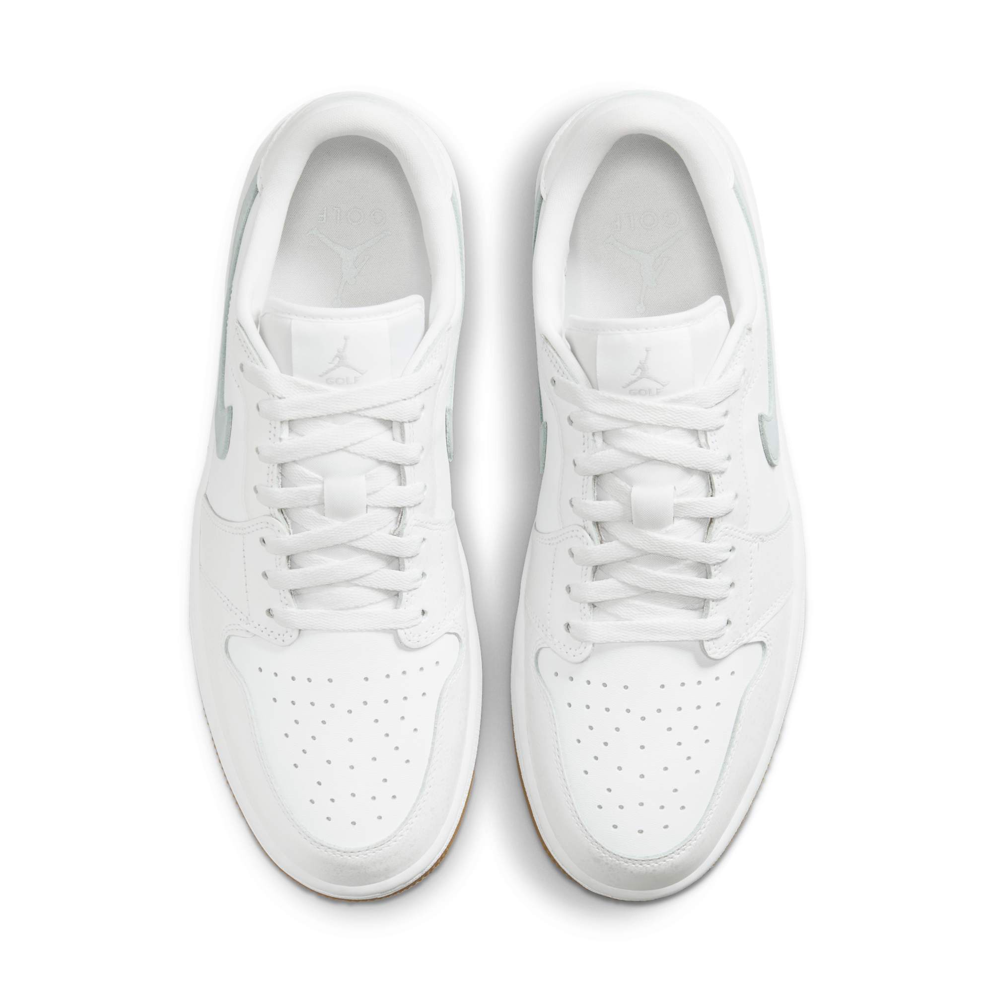 [DD9315-111] Mens Air Jordan RETRO 1 LOW GOLF 'WHITE GUM'