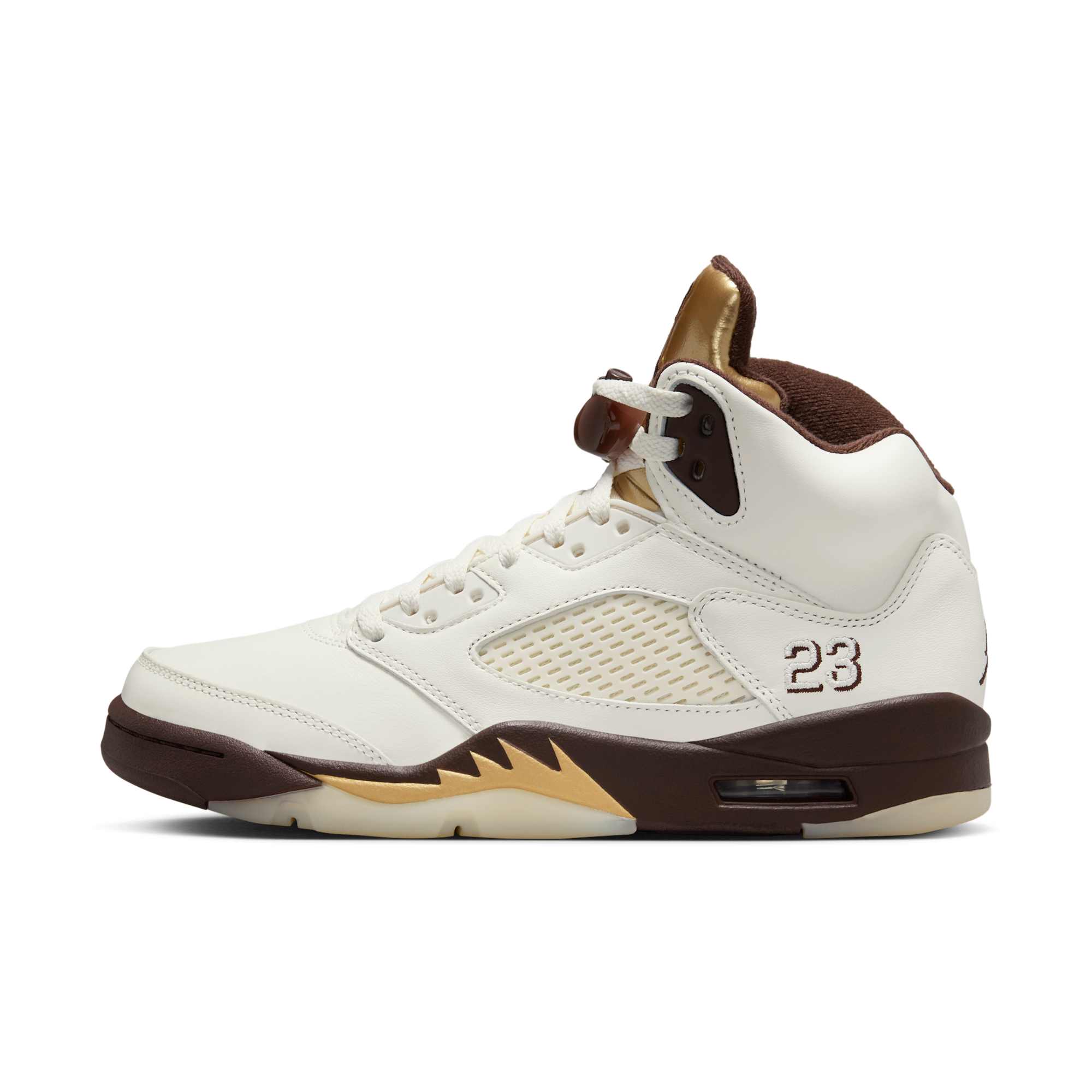 [DD9336-200] WOMENS AIR JORDAN RETRO 5 'GOLDEN TICKET'