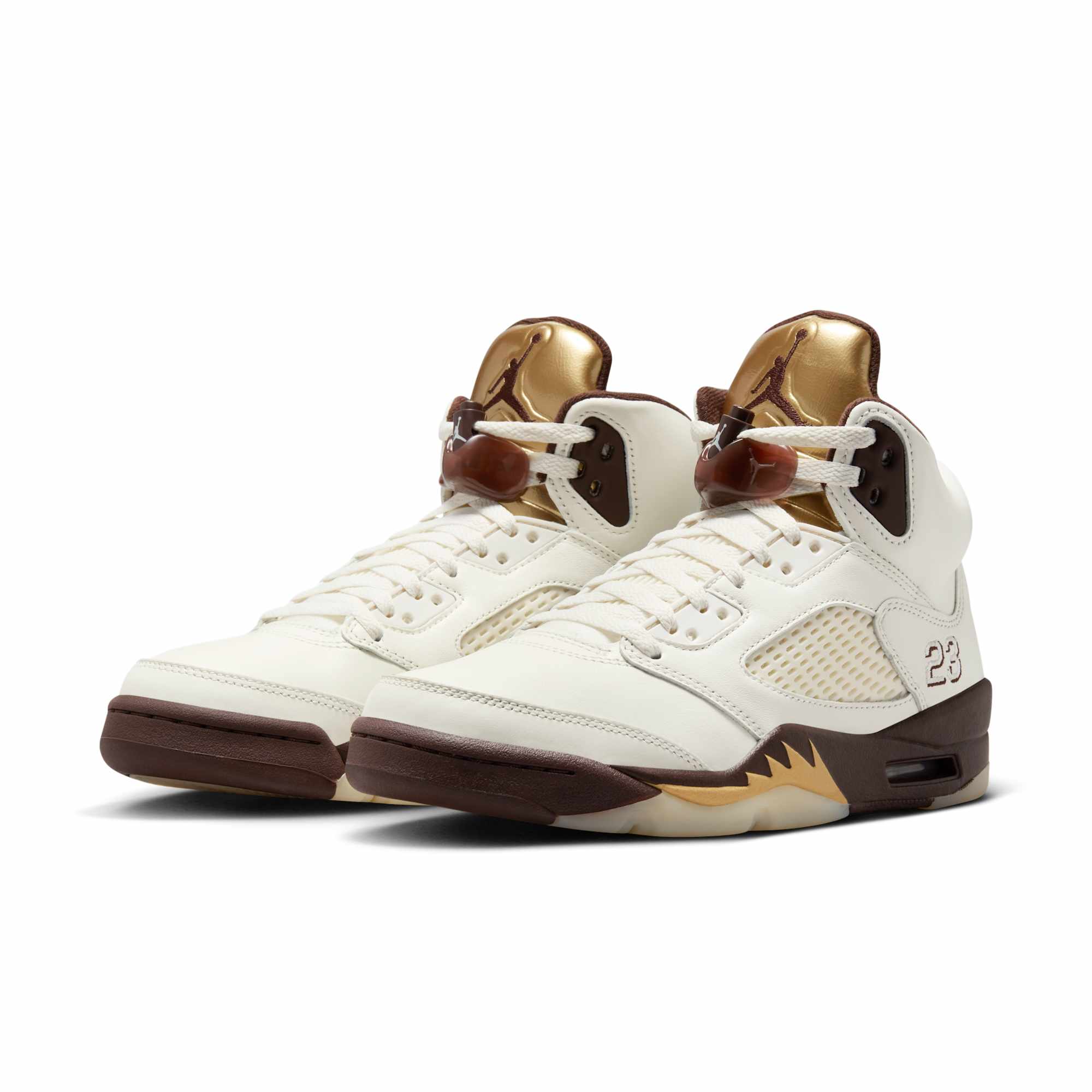 [DD9336-200] WOMENS AIR JORDAN RETRO 5 'GOLDEN TICKET'