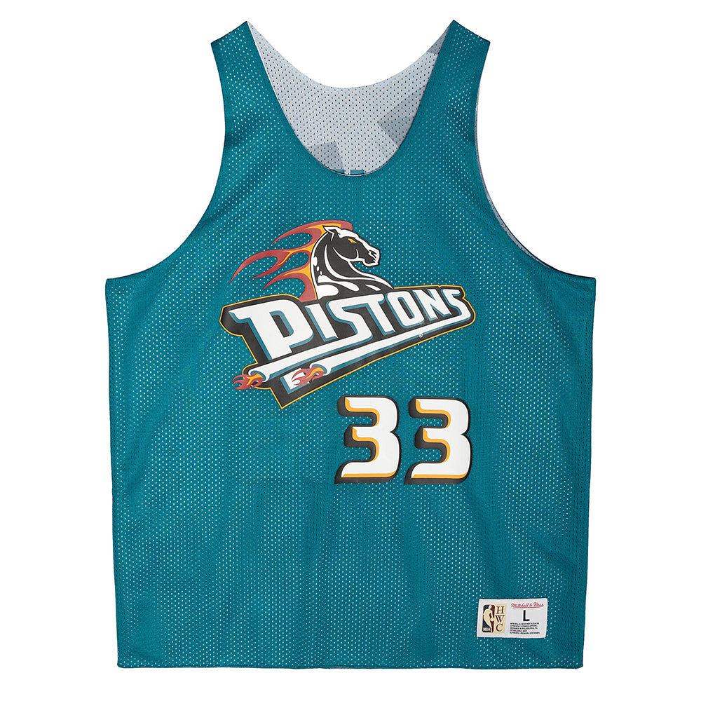MENS MITCHELL & NESS REVERSIBLE MESH TANK PISTONS GRANT HILL