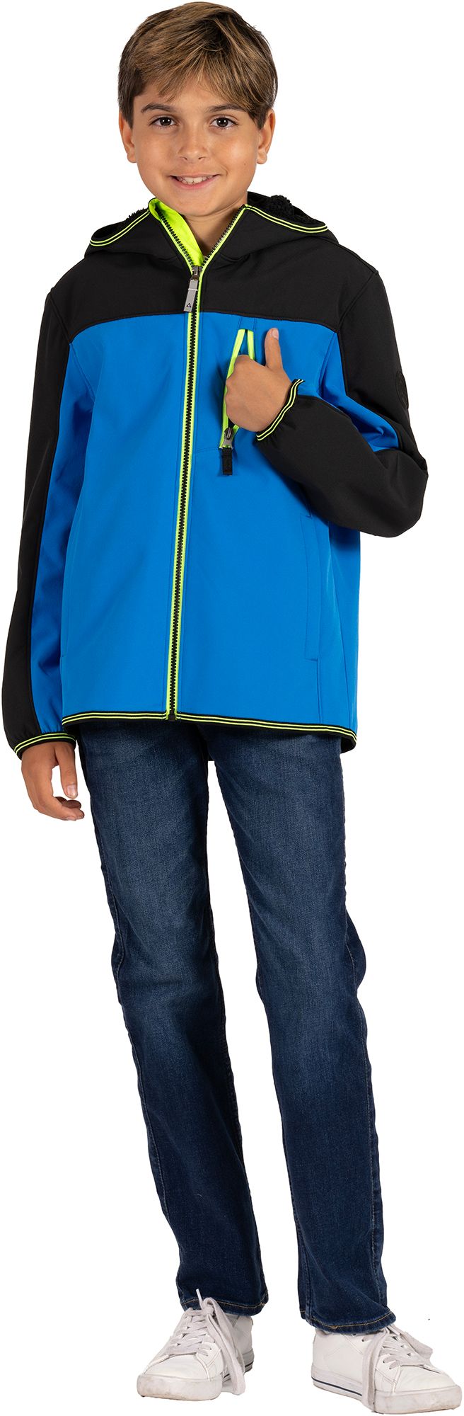 [DG51021-449] YOUTH GERRY FALCON SOFTSHELL JACKET MIDWEIGHT