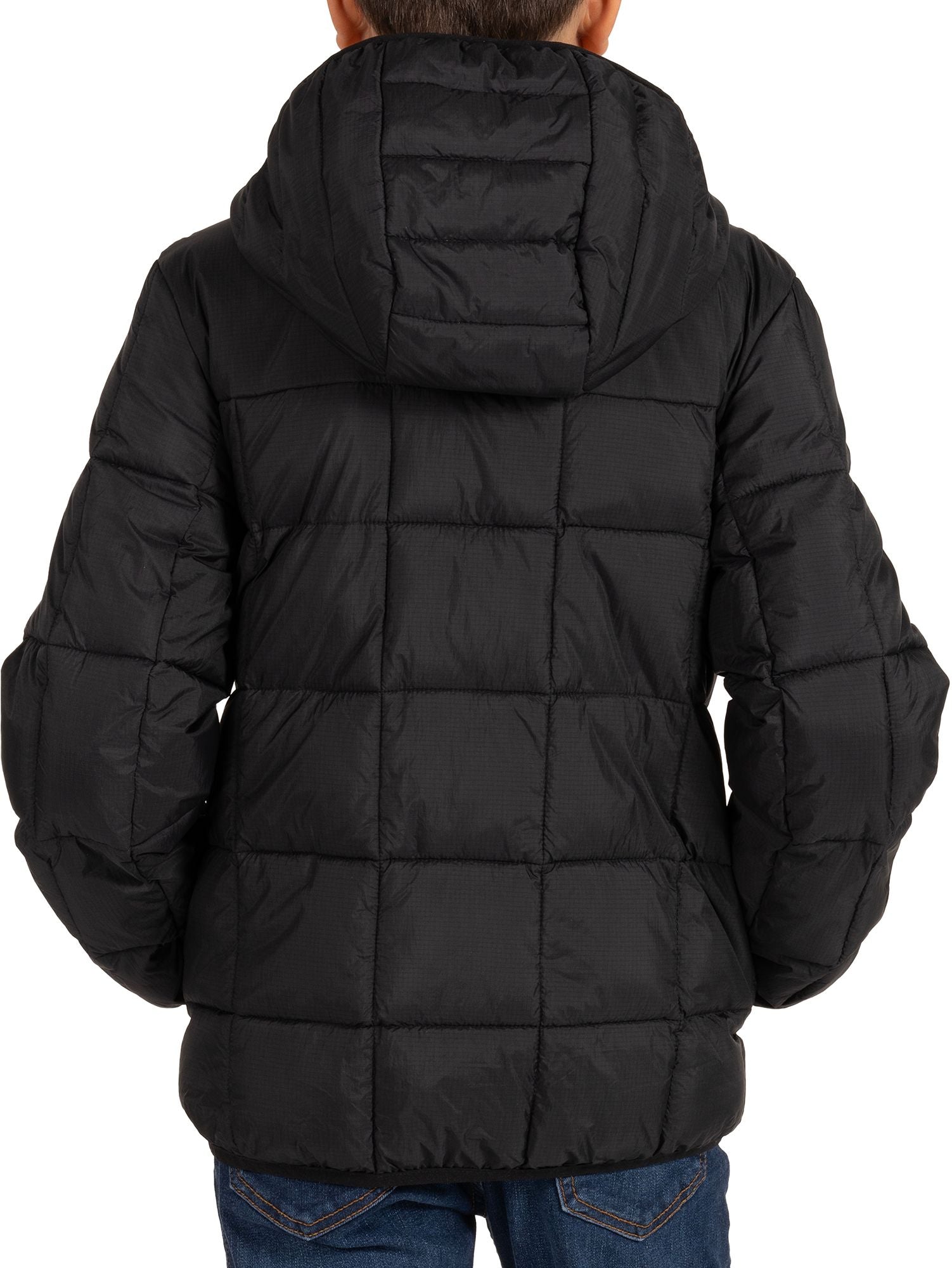 [DG51223-001] YOUTH GERRY TORQUE PUFFER JACKET FULL-ZIP LIGHTWEIGHT