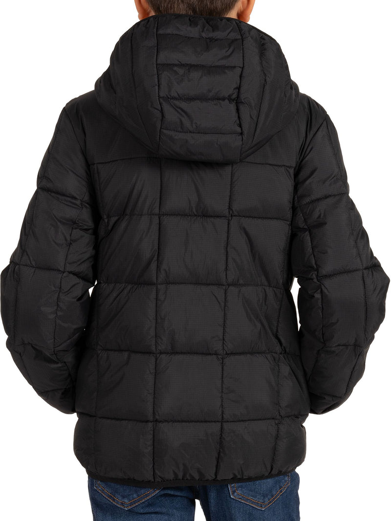 [DG51223-001] YOUTH GERRY TORQUE PUFFER JACKET FULL-ZIP LIGHTWEIGHT