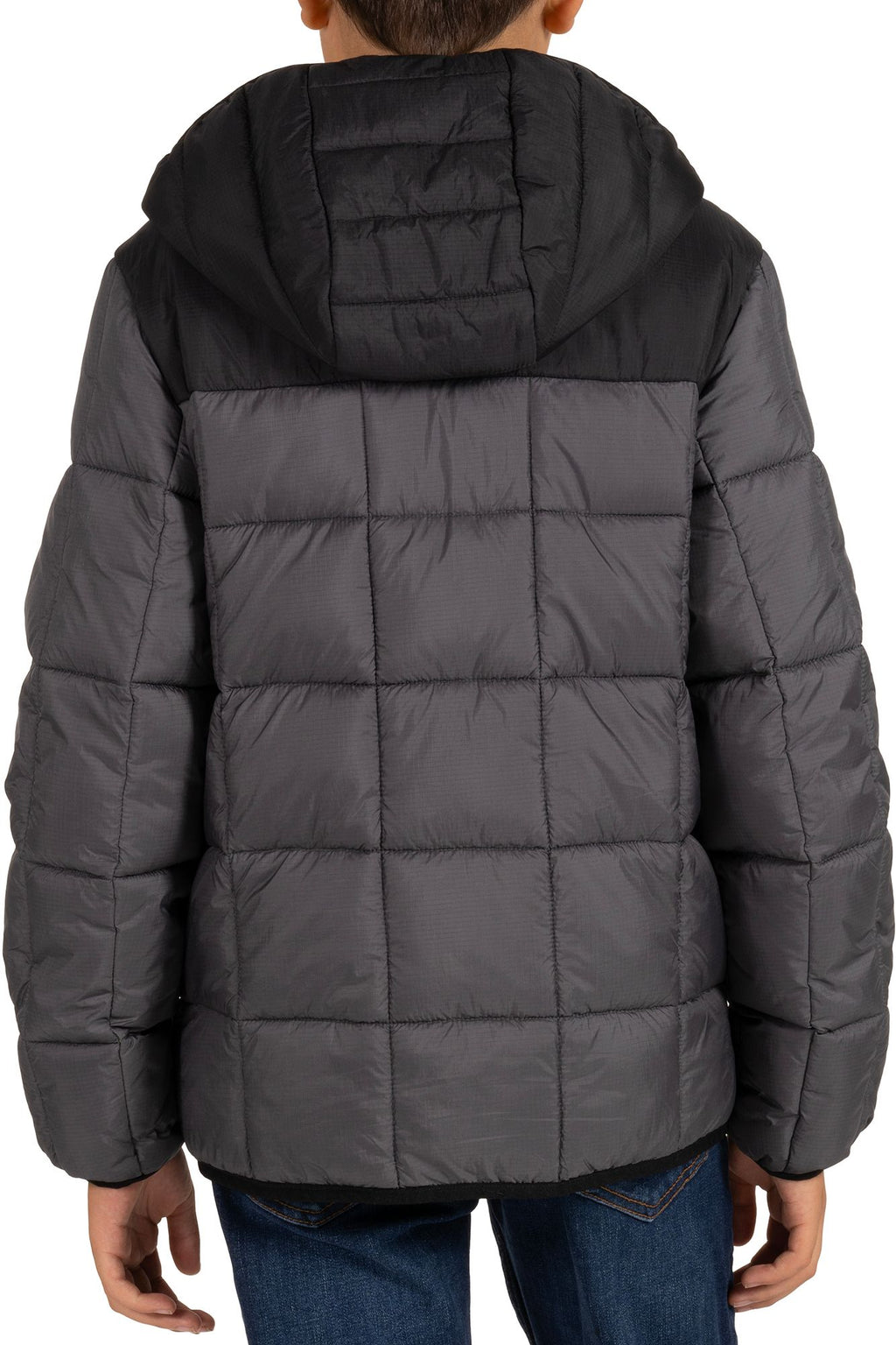 [DG51223-013] YOUTH GERRY TORQUE PUFFER JACKET FULL-ZIP LIGHTWEIGHT