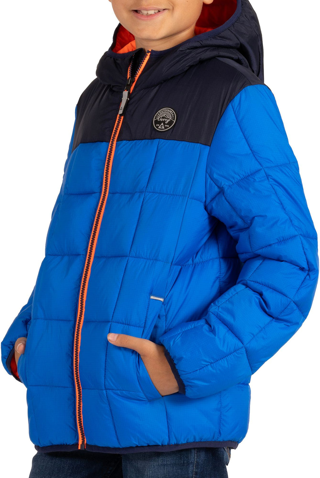 [DG51223-449] YOUTH GERRY TORQUE PUFFER JACKET FULL-ZIP LIGHTWEIGHT