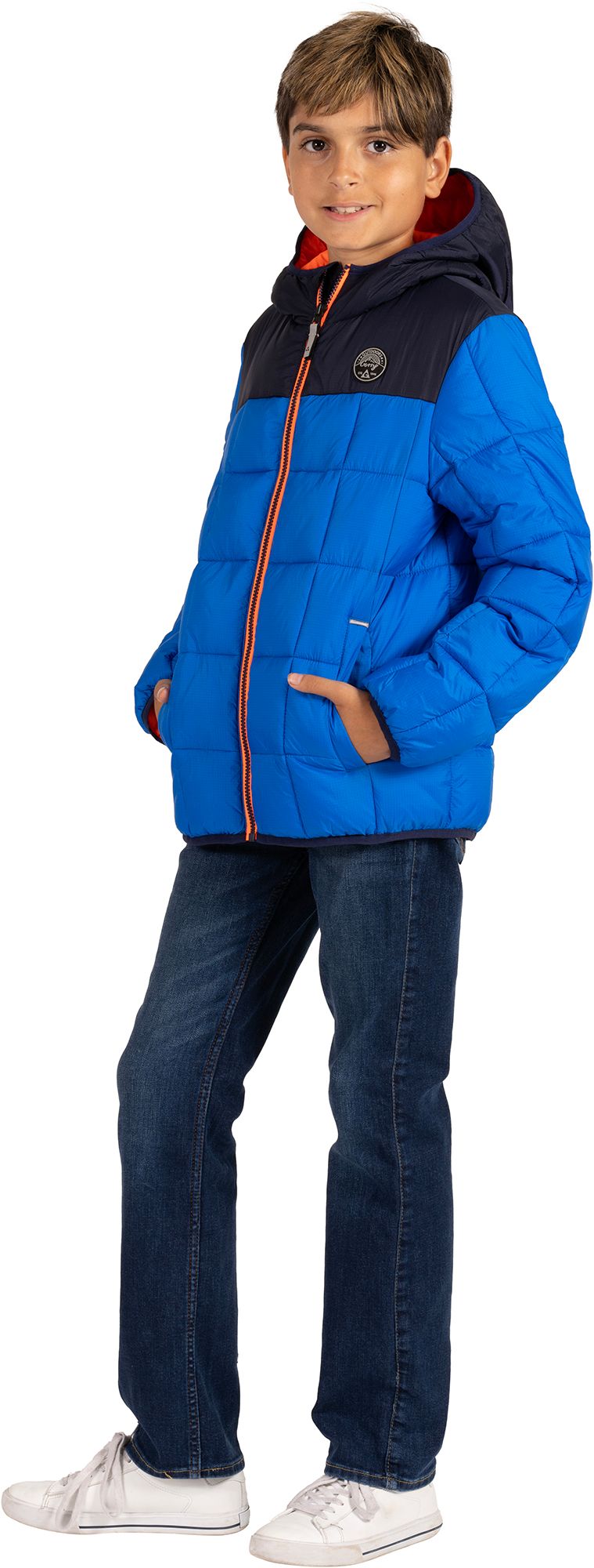 [DG51223-449] YOUTH GERRY TORQUE PUFFER JACKET FULL-ZIP LIGHTWEIGHT