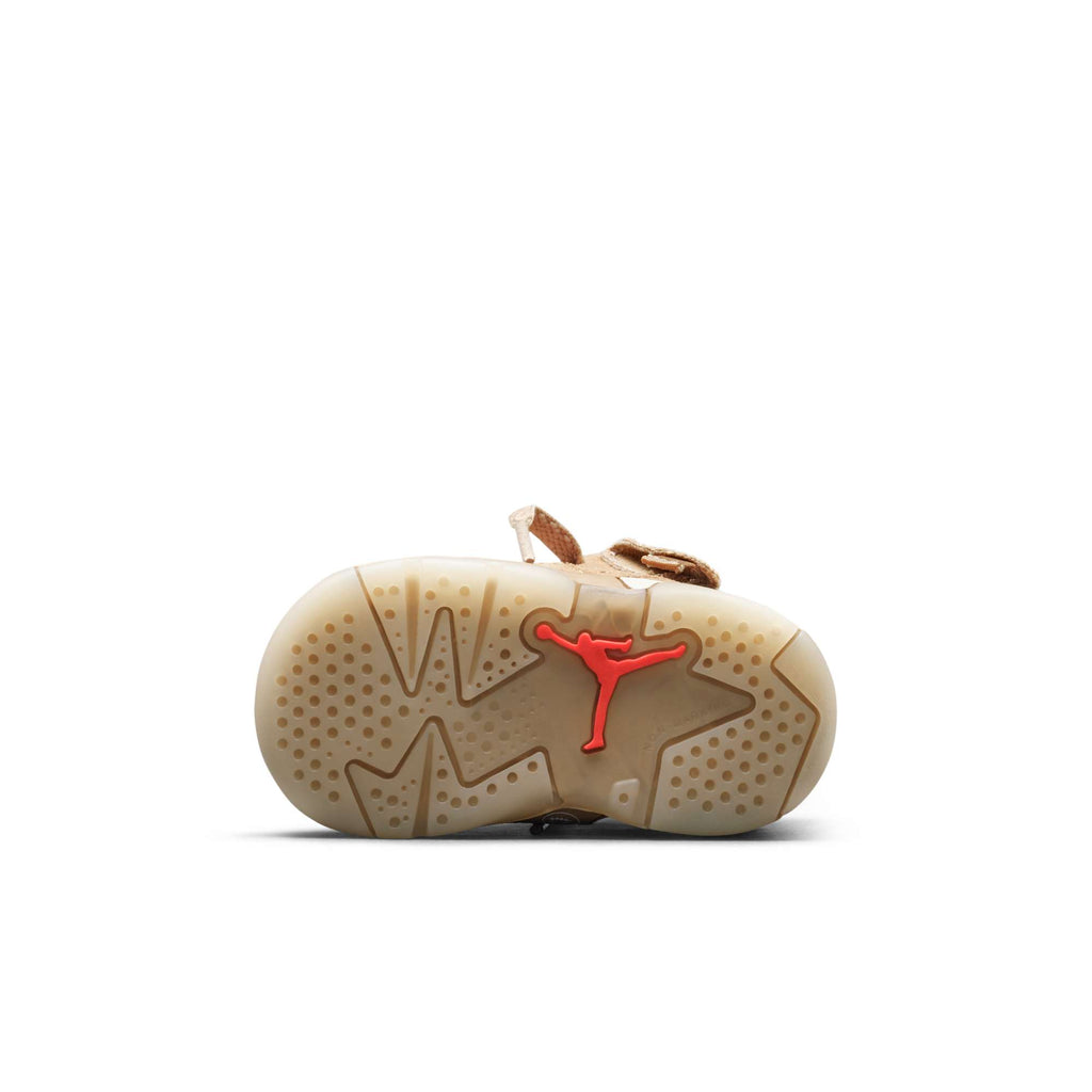 [DH0692-200] TODDLERS AIR JORDAN RETRO 6 'TRAVIS SCOTT BRITISH KHAKI' (TD)