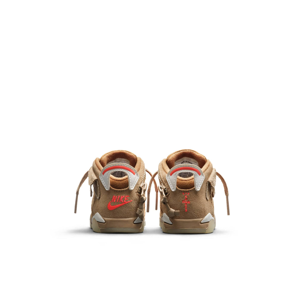 [DH0692-200] TODDLERS AIR JORDAN RETRO 6 'TRAVIS SCOTT BRITISH KHAKI' (TD)