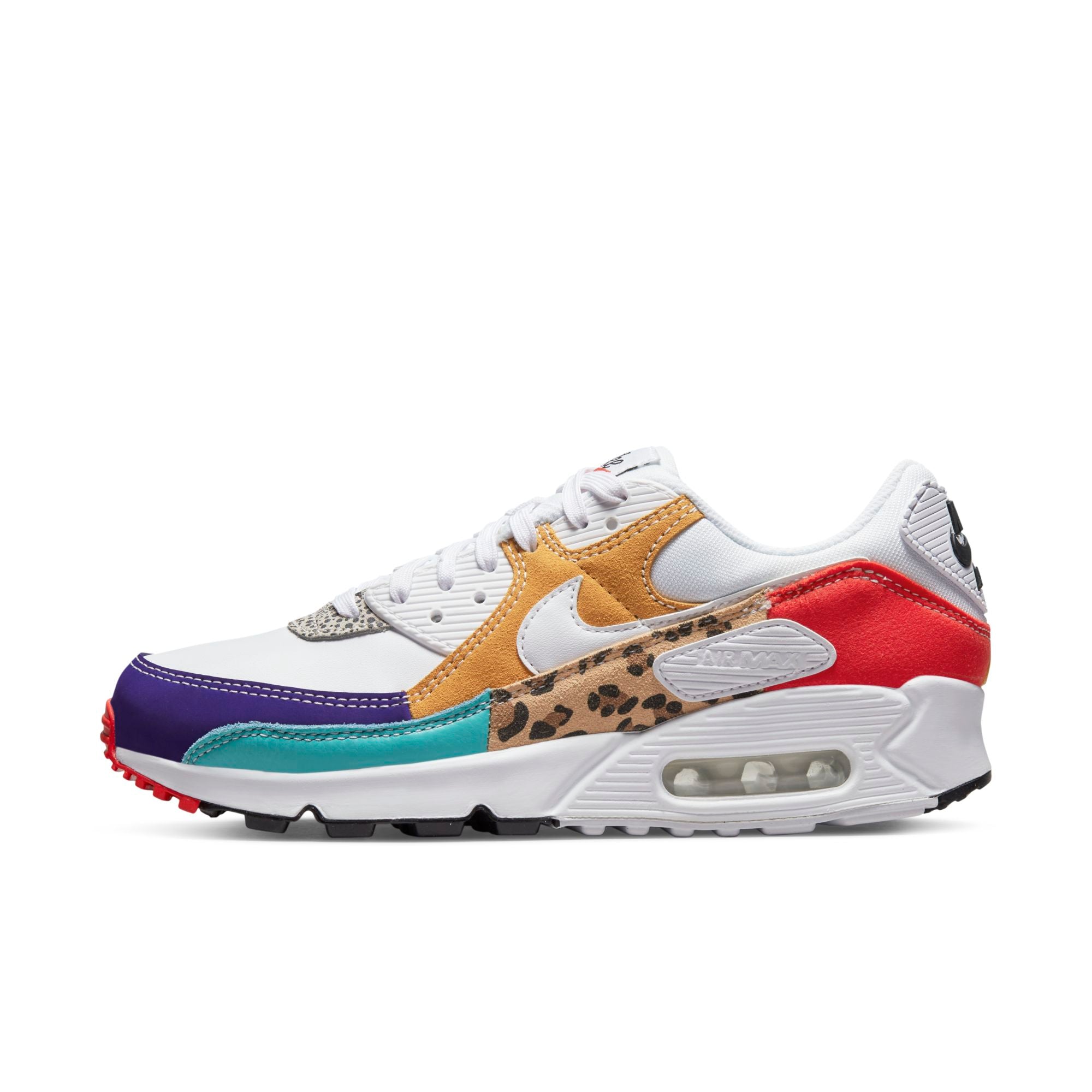 [DH5075-100] Womens Nike AIR MAX 90 SE 'ANIMAL WHITE'