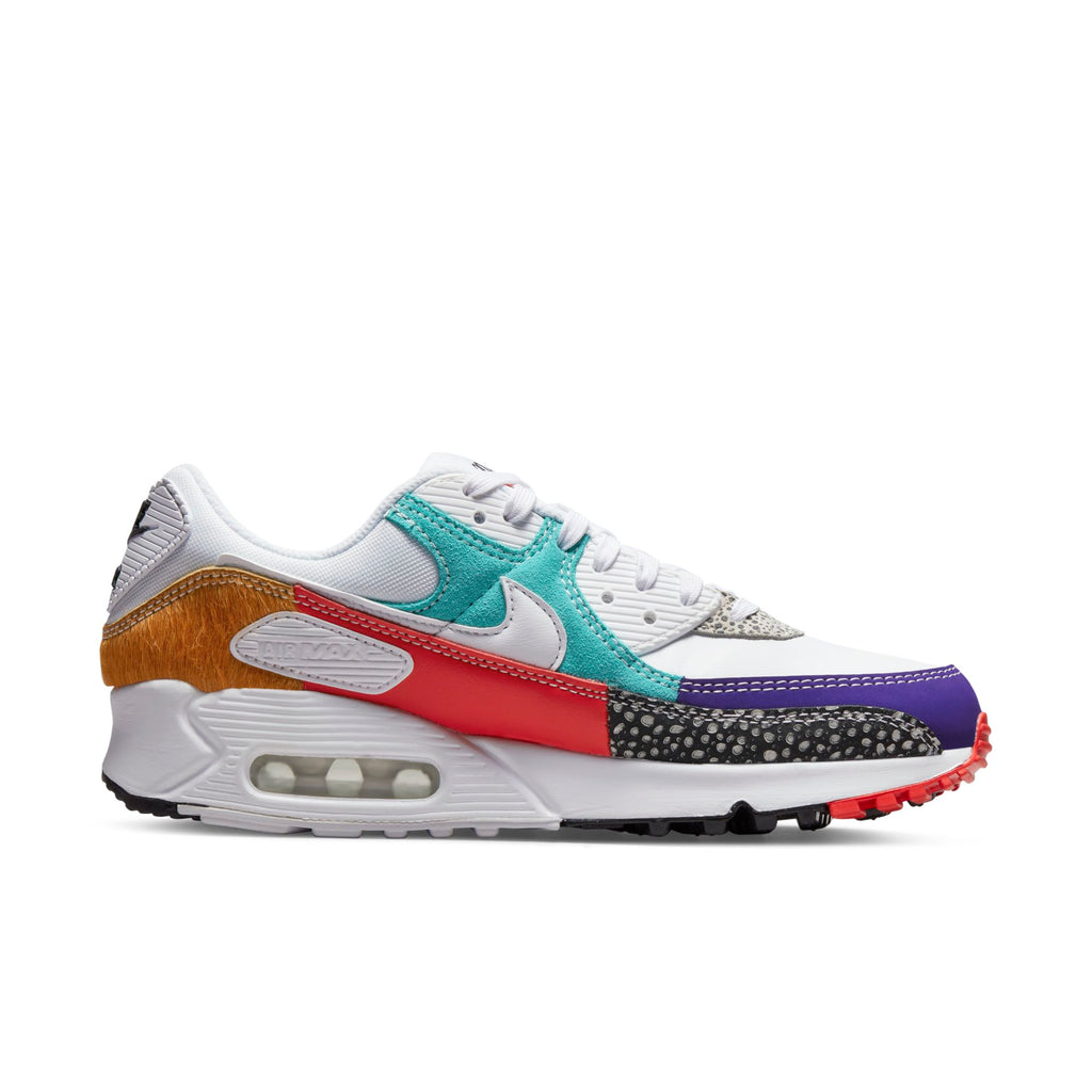 [DH5075-100] Womens Nike AIR MAX 90 SE 'ANIMAL WHITE'