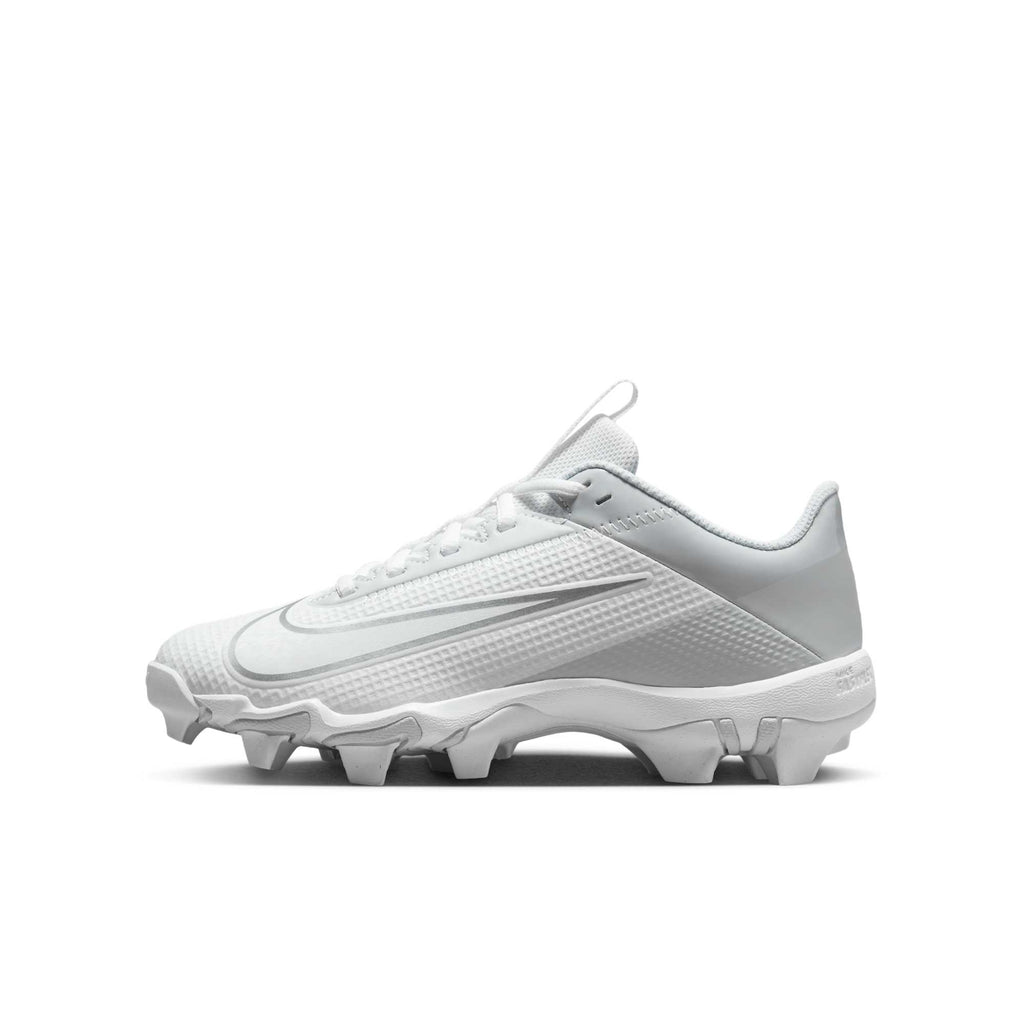 [DH5089-100] GRADE SCHOOL NIKE VAPOR EDGE SHARK 2 GS 'WHITE METALLIC SILVER'