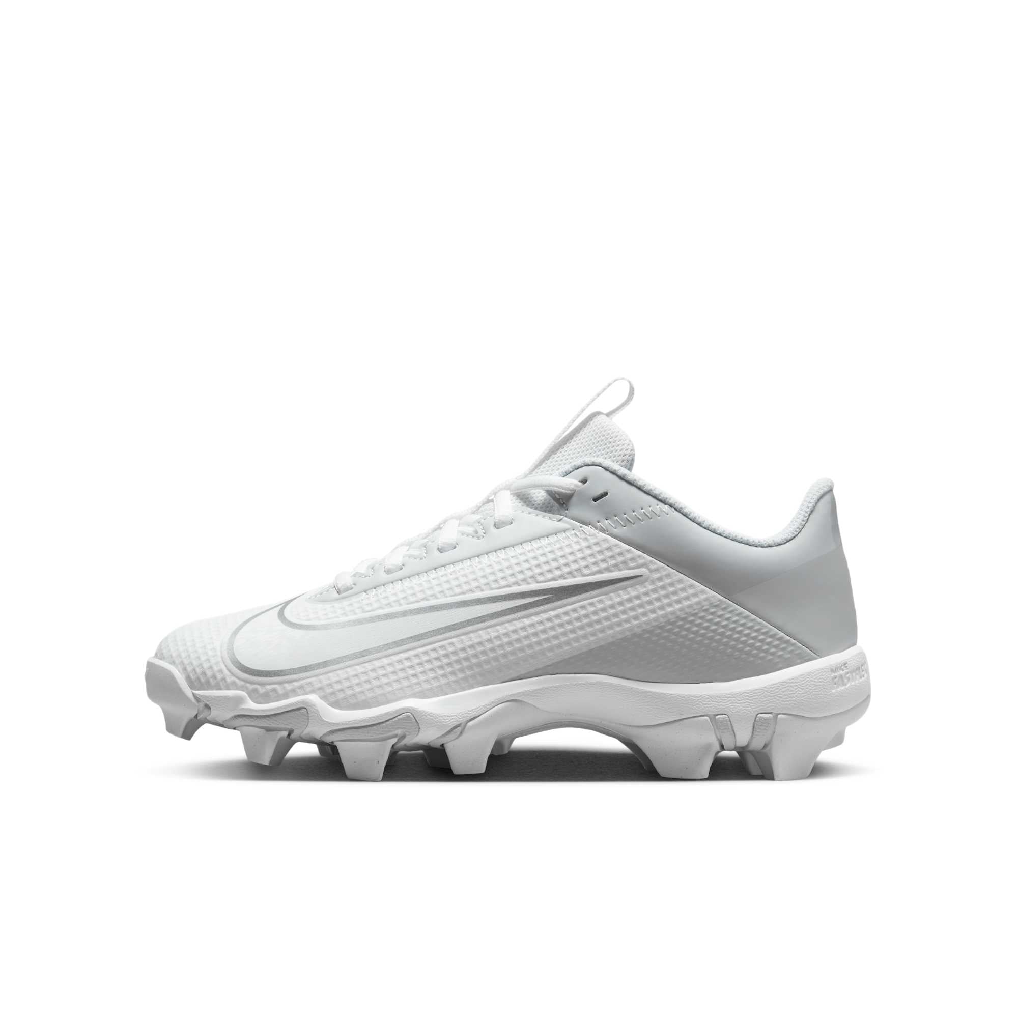 [DH5089-100] GRADE SCHOOL NIKE VAPOR EDGE SHARK 2 GS 'WHITE METALLIC SILVER'