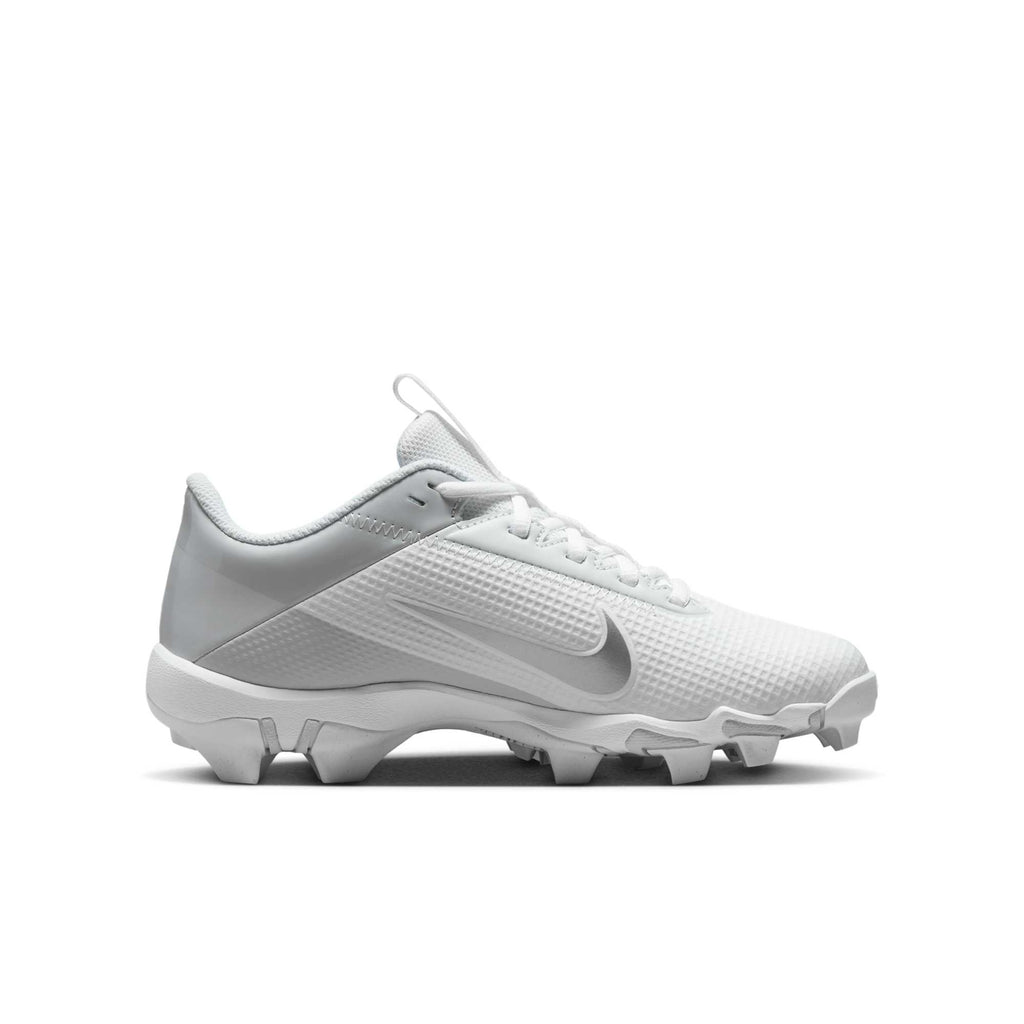 [DH5089-100] GRADE SCHOOL NIKE VAPOR EDGE SHARK 2 GS 'WHITE METALLIC SILVER'