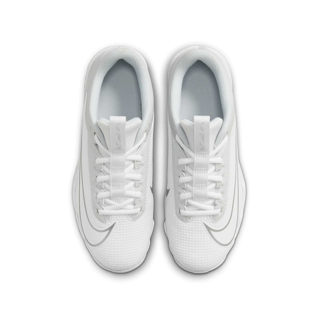 [DH5089-100] GRADE SCHOOL NIKE VAPOR EDGE SHARK 2 GS 'WHITE METALLIC SILVER'