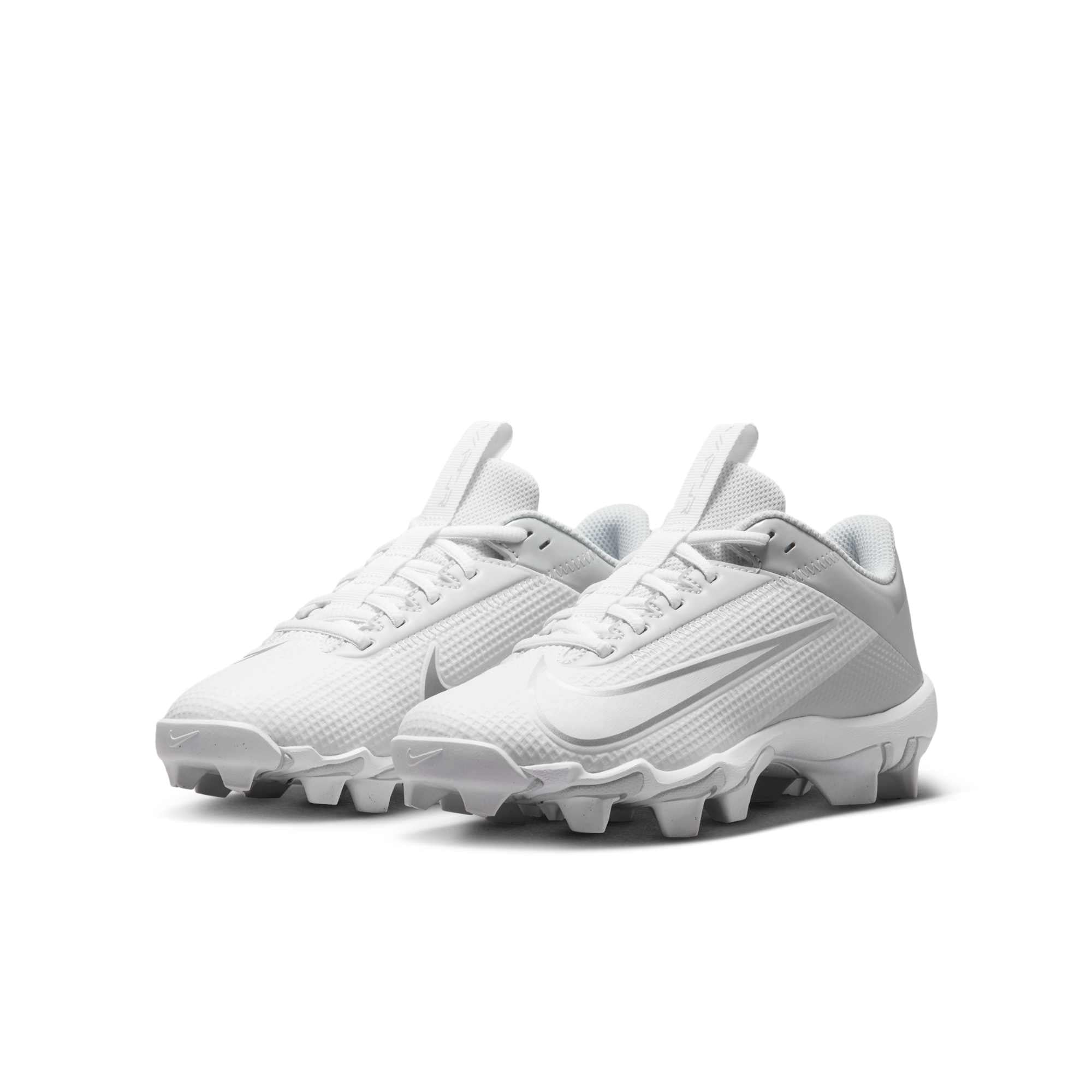[DH5089-100] GRADE SCHOOL NIKE VAPOR EDGE SHARK 2 GS 'WHITE METALLIC SILVER'