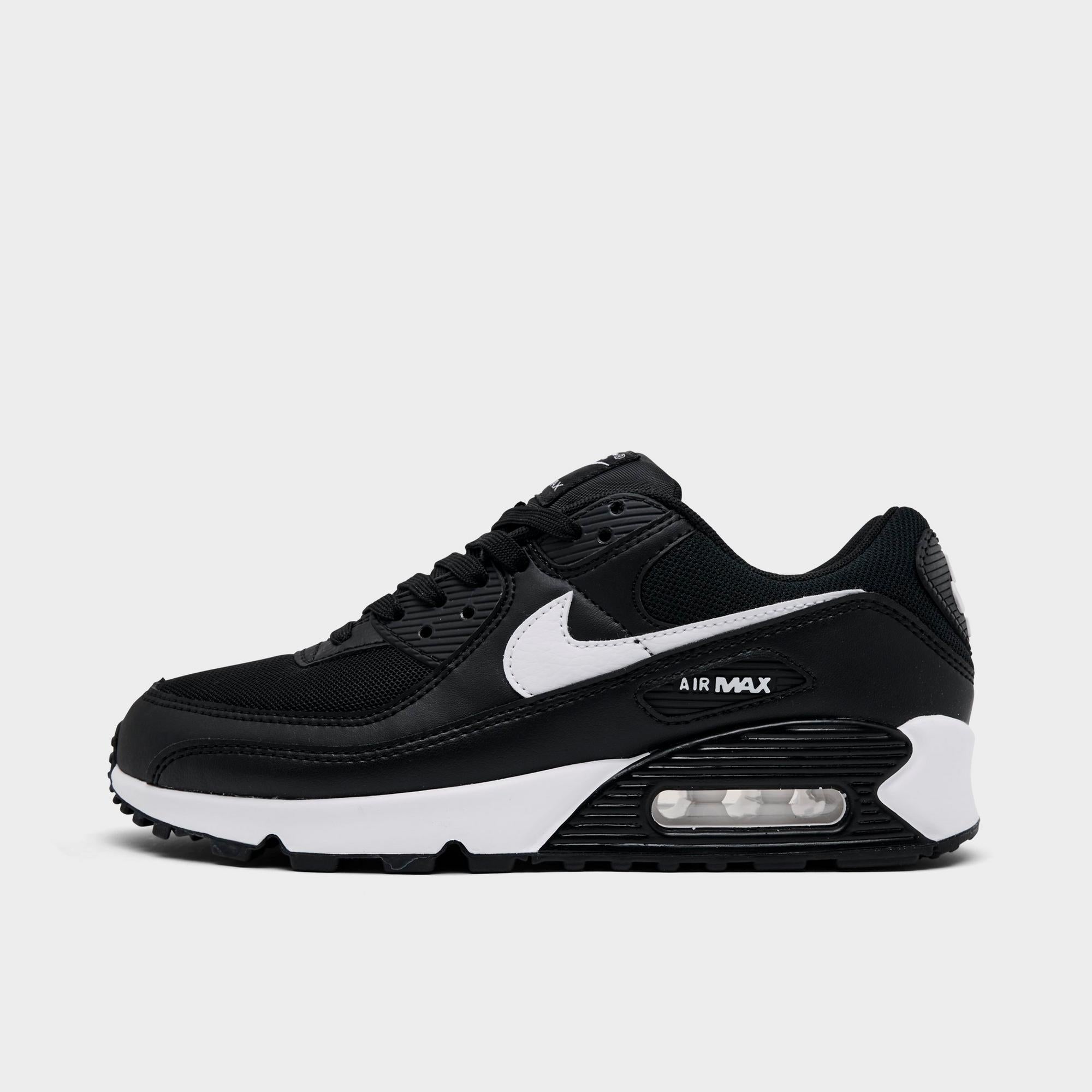 [DH8010-002] WOMENS NIKE AIR MAX 90 'BLACK WHITE'
