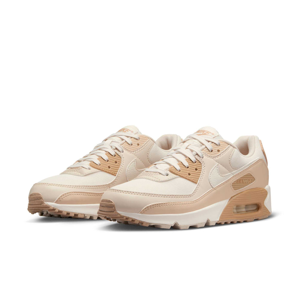 [DH8010-004] Womens NIKE AIR MAX 90 'PHANTOM LIGHT OREWOOD BROWN'