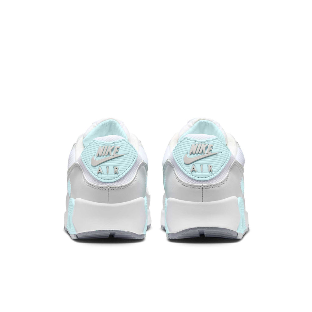 [DH8010-104] Womens NIKE AIR MAX 90 'WHITE GLACIER BLUE'