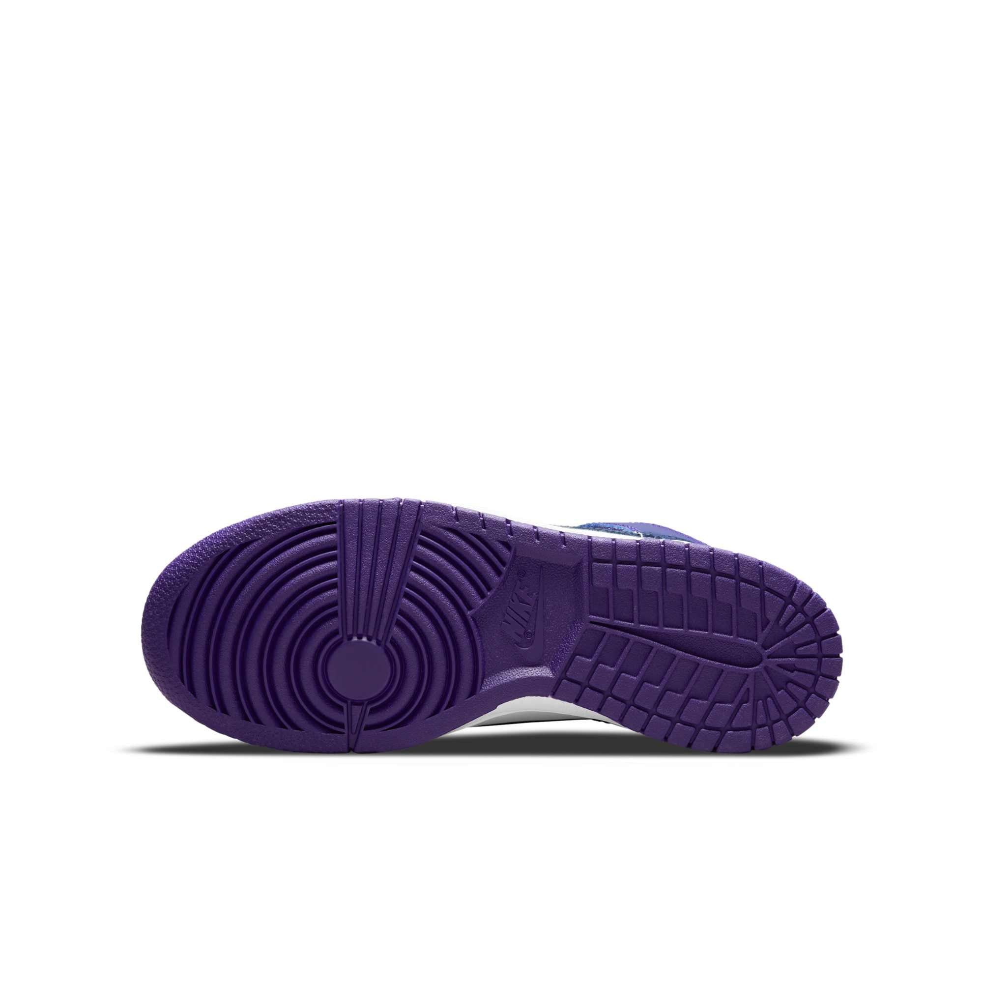 [DH9751-100] GRADE SCHOOL NIKE DUNK HIGH 'ELECTRO PURPLE MIDNIGHT NAVY (GS)'