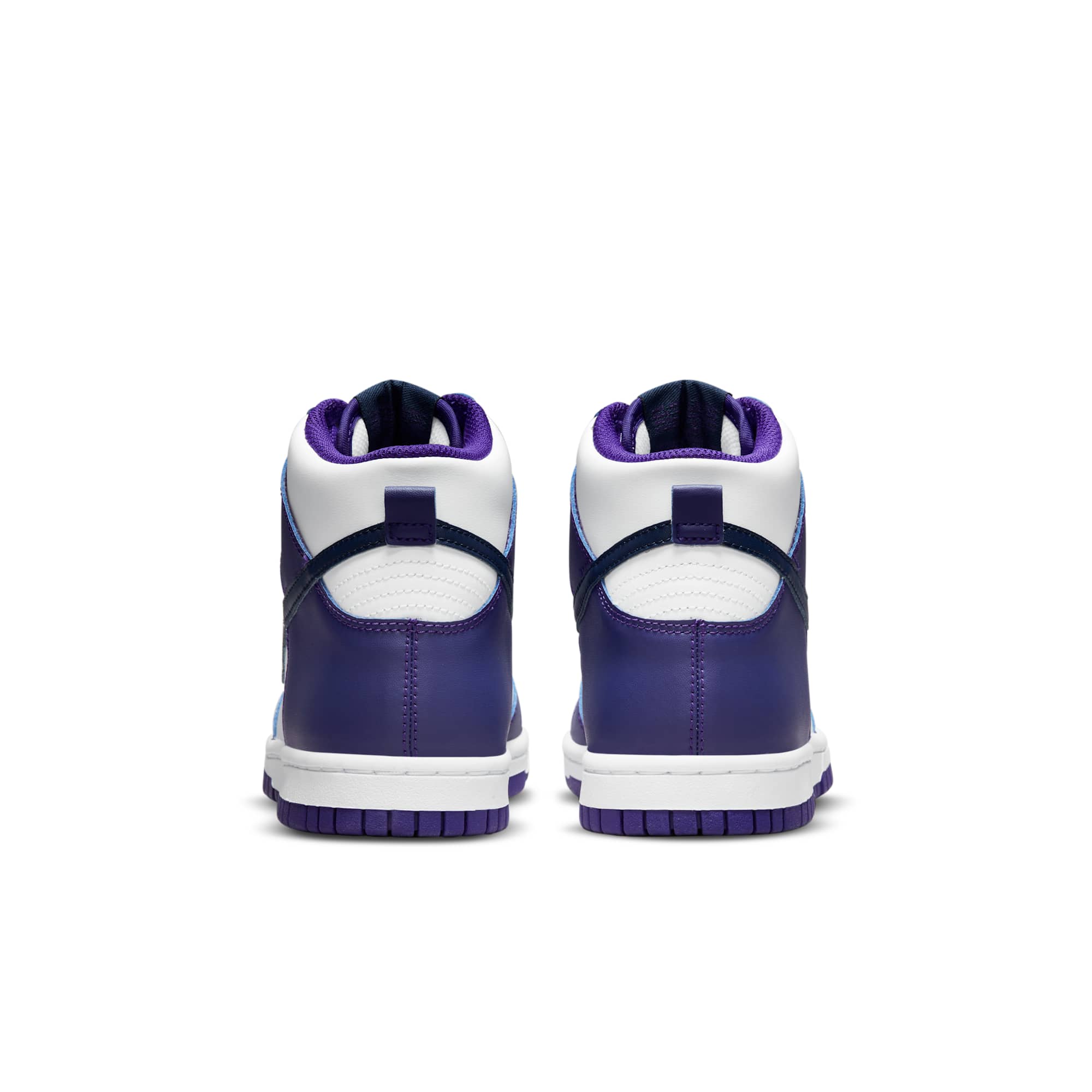 [DH9751-100] GRADE SCHOOL NIKE DUNK HIGH 'ELECTRO PURPLE MIDNIGHT NAVY (GS)'