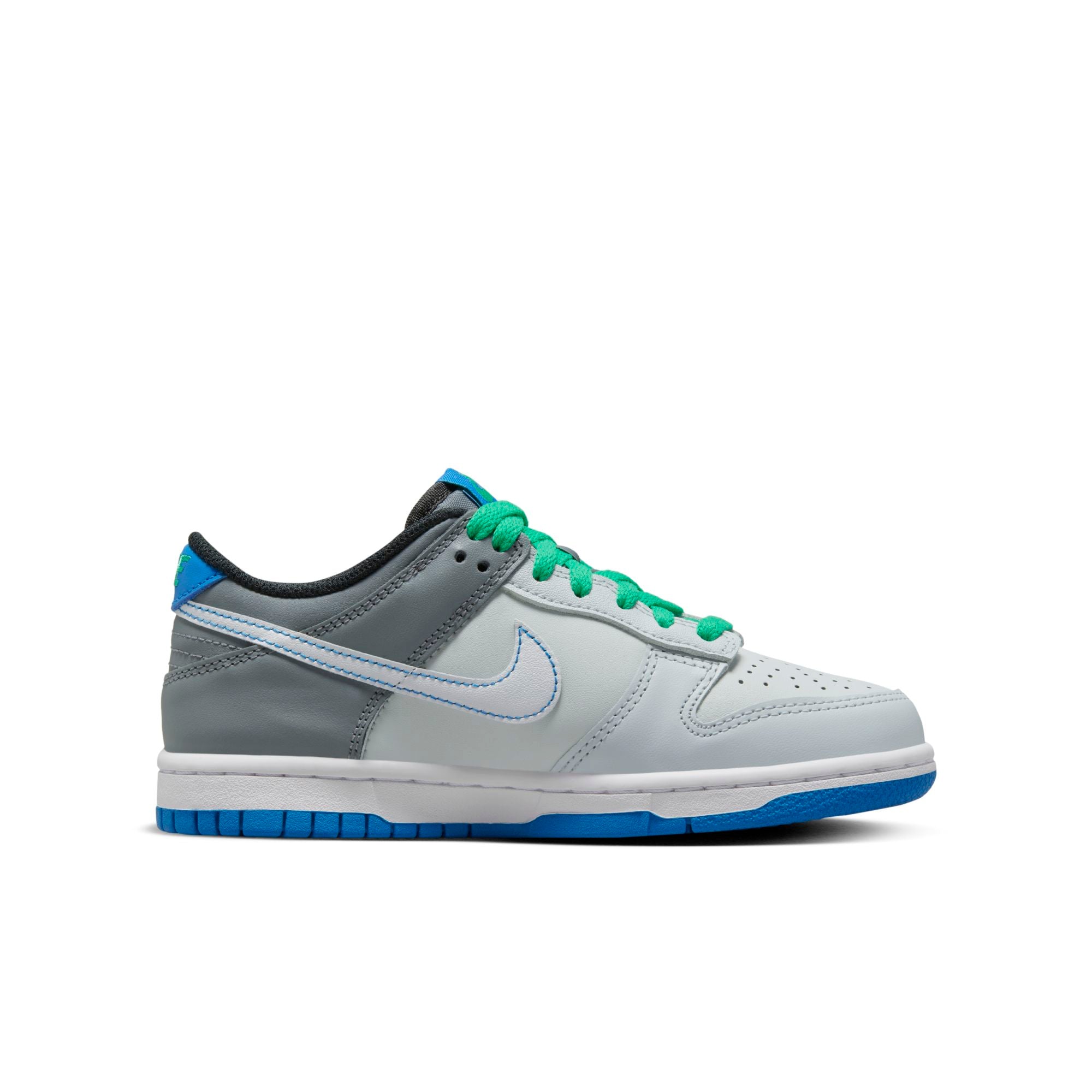 [DH9765-004] Grade School Nike DUNK LOW GS 'PURE PLATINUM PHOTO BLUE'
