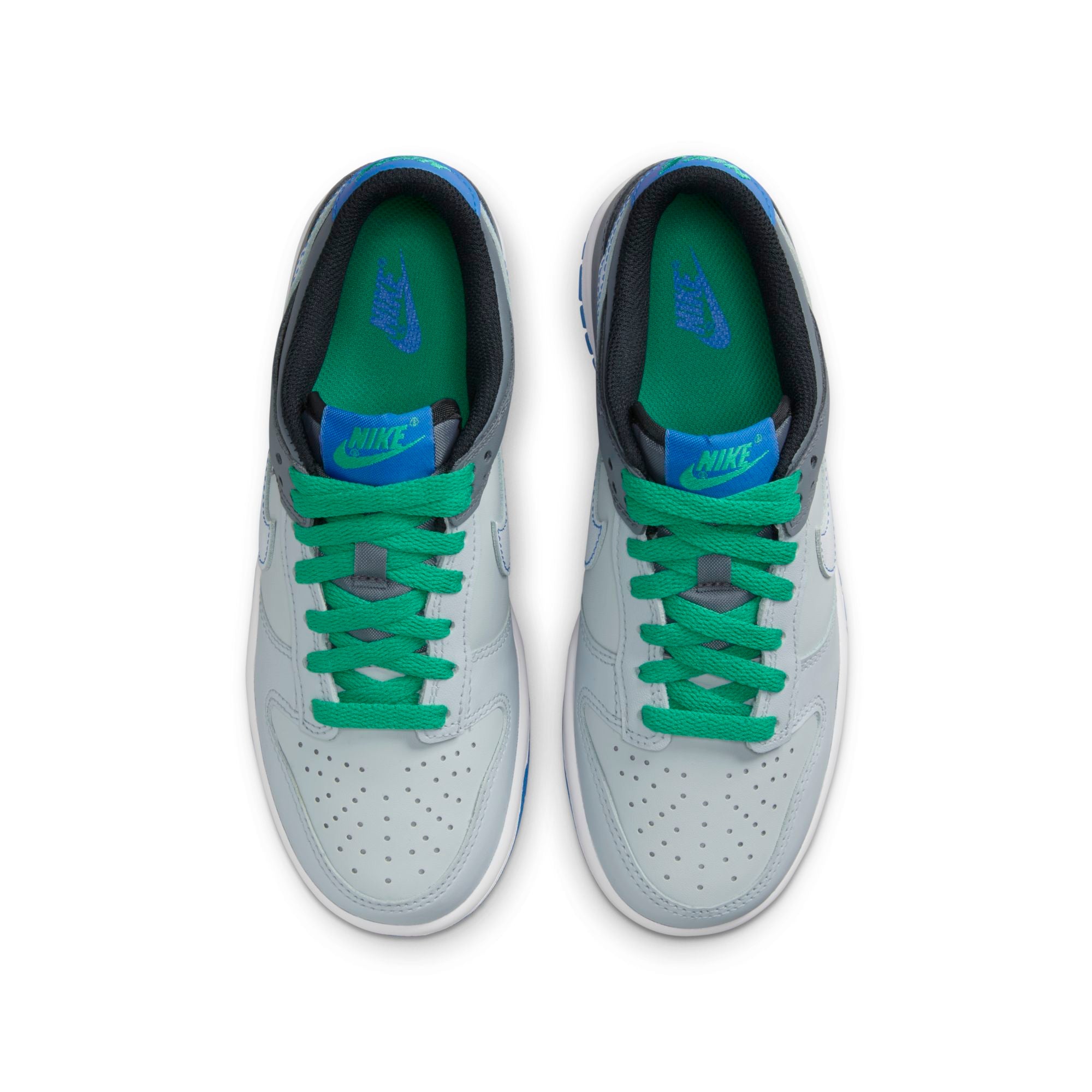 [DH9765-004] Grade School Nike DUNK LOW GS 'PURE PLATINUM PHOTO BLUE'