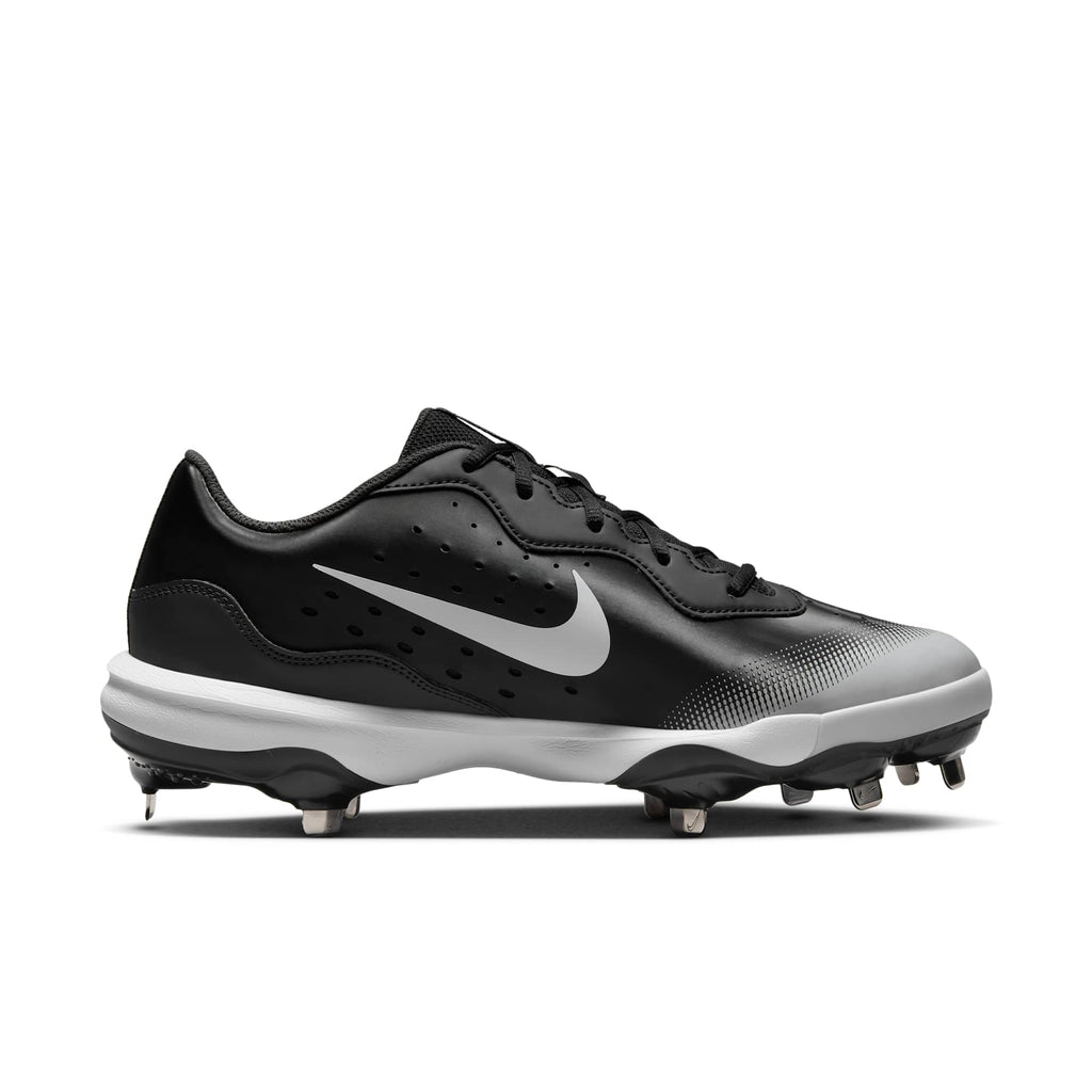 [DJ6516-010] MENS NIKE ALPHA HUARACHE VARSITY 4 LOW 'BLACK DARK SMOKE GREY'