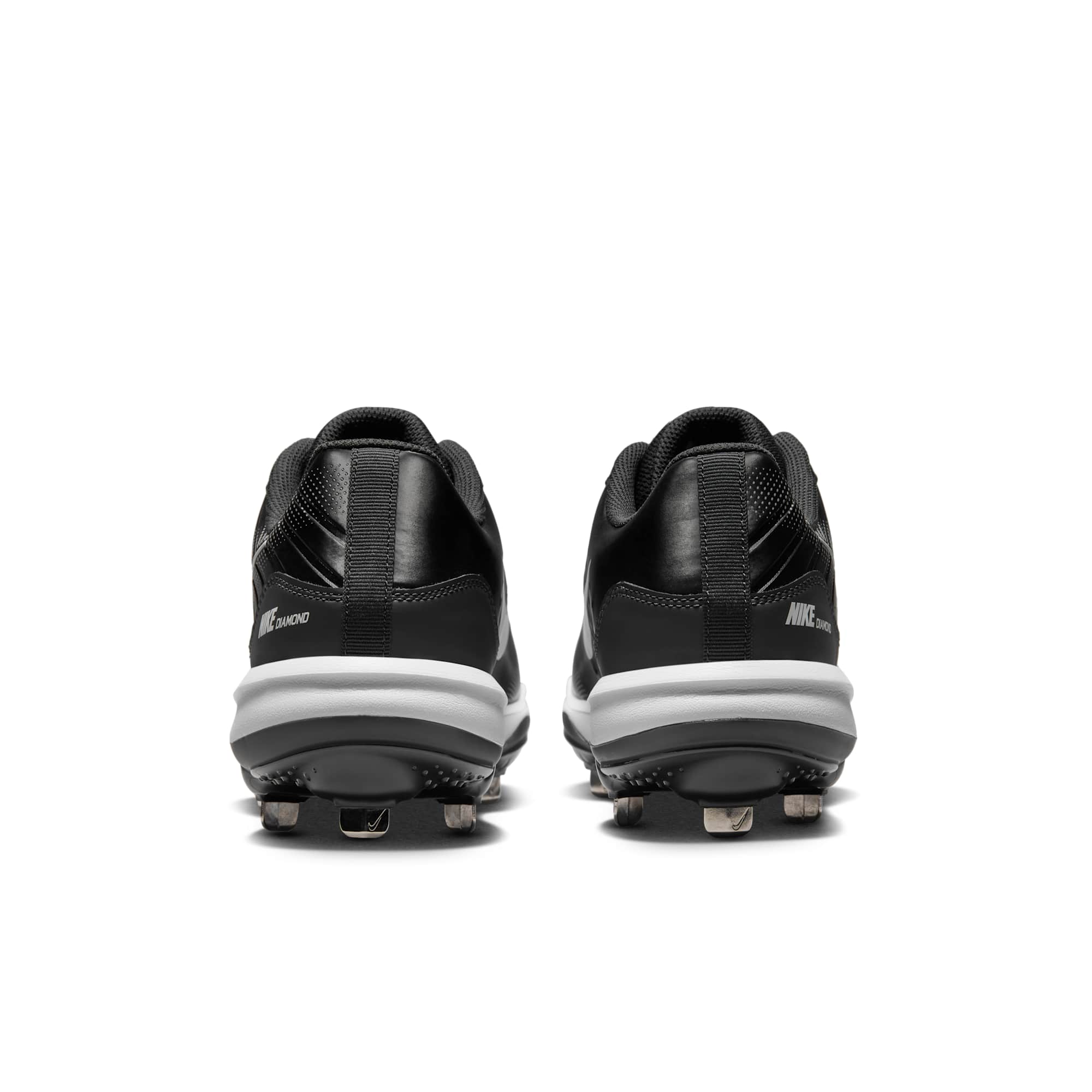 [DJ6516-010] MENS NIKE ALPHA HUARACHE VARSITY 4 LOW 'BLACK DARK SMOKE GREY'