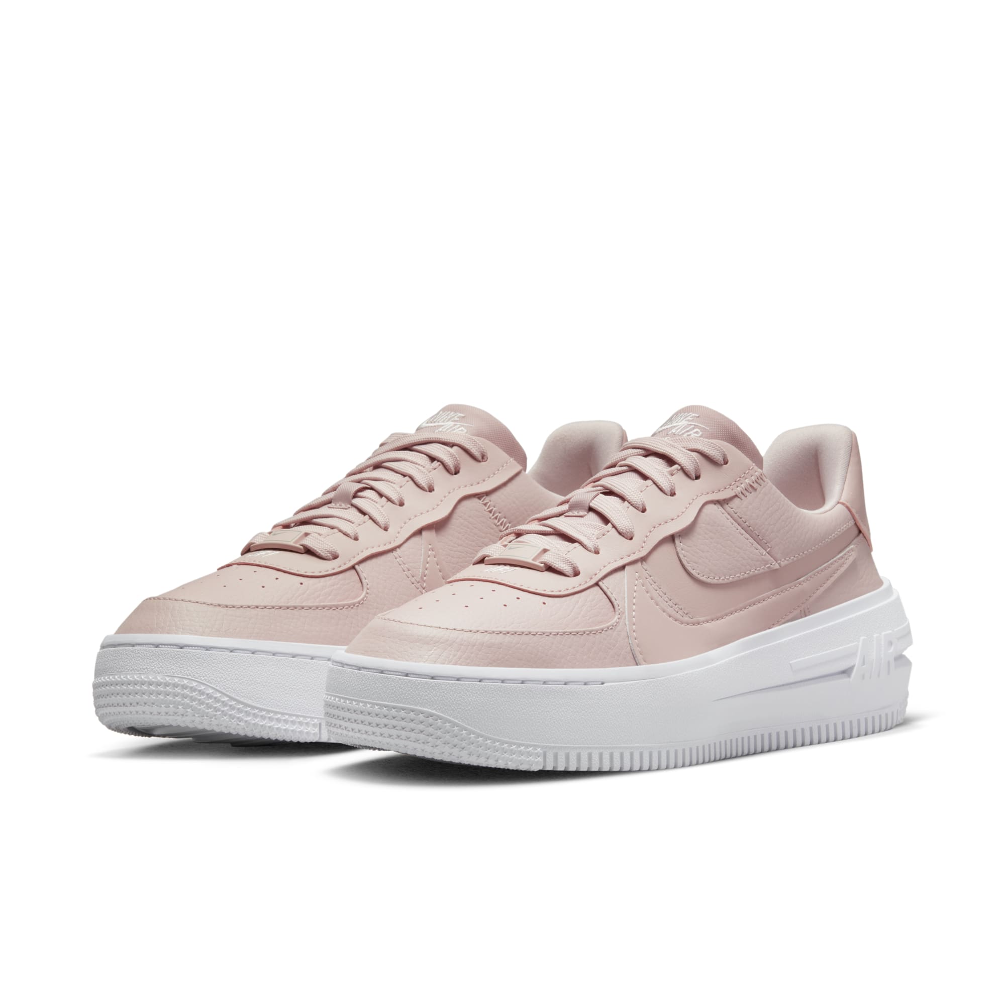 [DJ9946-602] Womens Nike AIR FORCE 1 LOW PLT.AF.ORM 'PINK OXFORD'