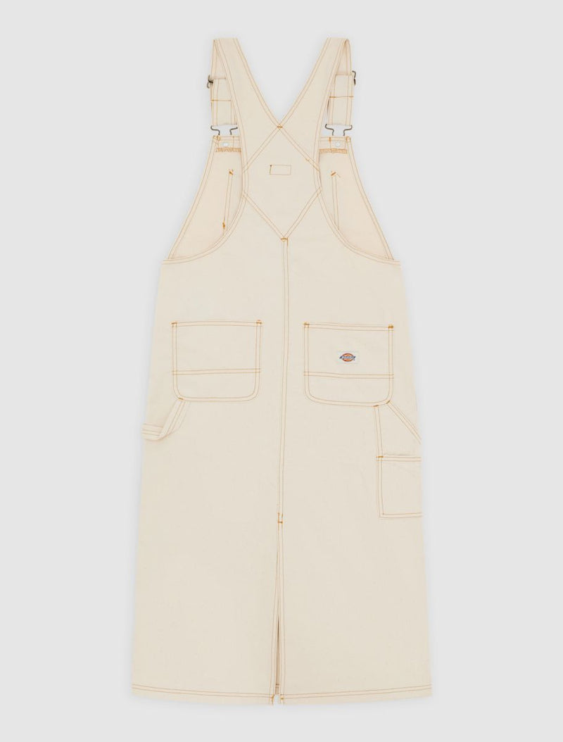[A4Z6TF90] WOMENS DICKIES LONG OVERALL DENIM DUNGAREE DRESS