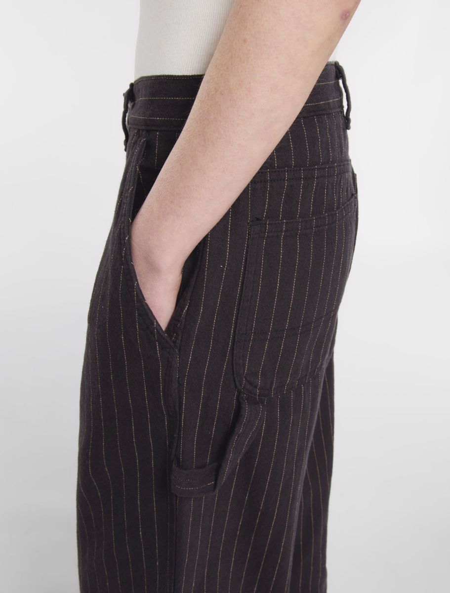[A4Z7KBLK] WOMENS DICKIES SERVICE STRIPE CARPENTER TROUSERS