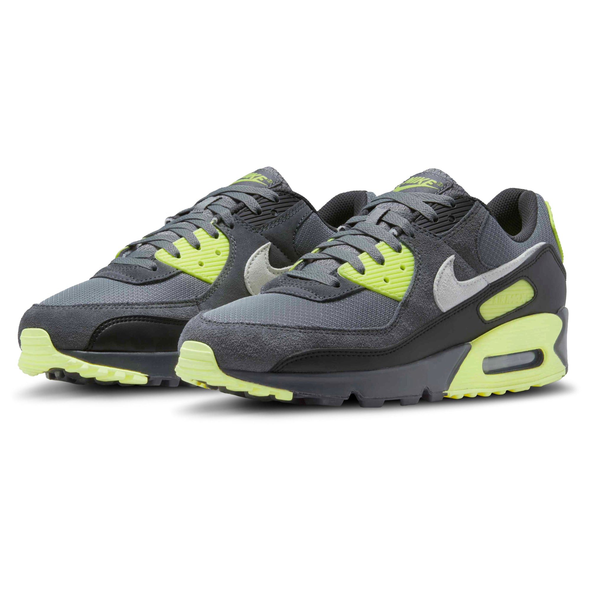 [DM0029-012] MENS NIKE AIR MAX 90 'SMOKE GREY LIGHT LEMON TWIST'