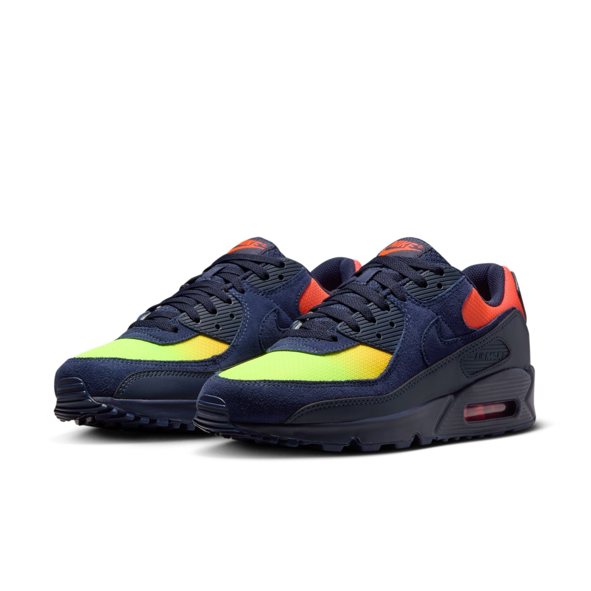 [DM0029-700] MENS NIKE AIR MAX 90 'BLACKENED BLUE LEMON'