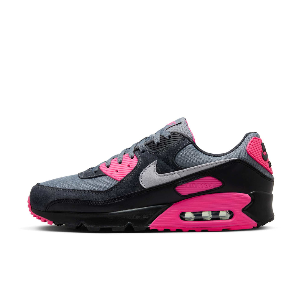 [DM0029-010] Mens Nike AIR MAX 90 'WOLF GREY HYPER PINK'