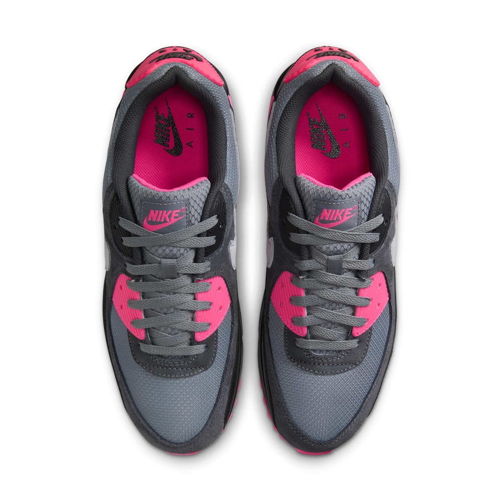 [DM0029-010] Mens Nike AIR MAX 90 'WOLF GREY HYPER PINK'